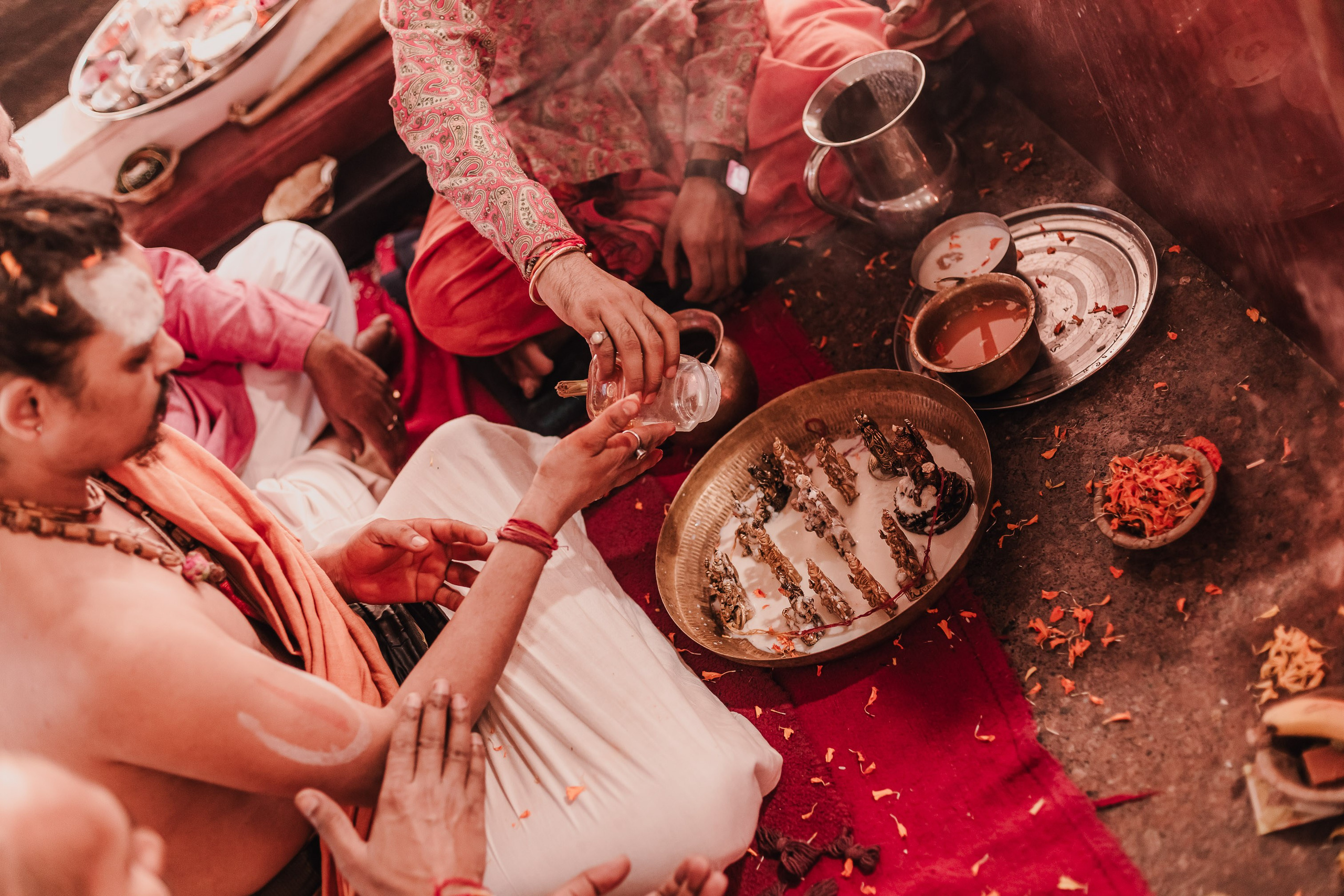 Lakshmi pooja in India. Mariam Bagdasaryan