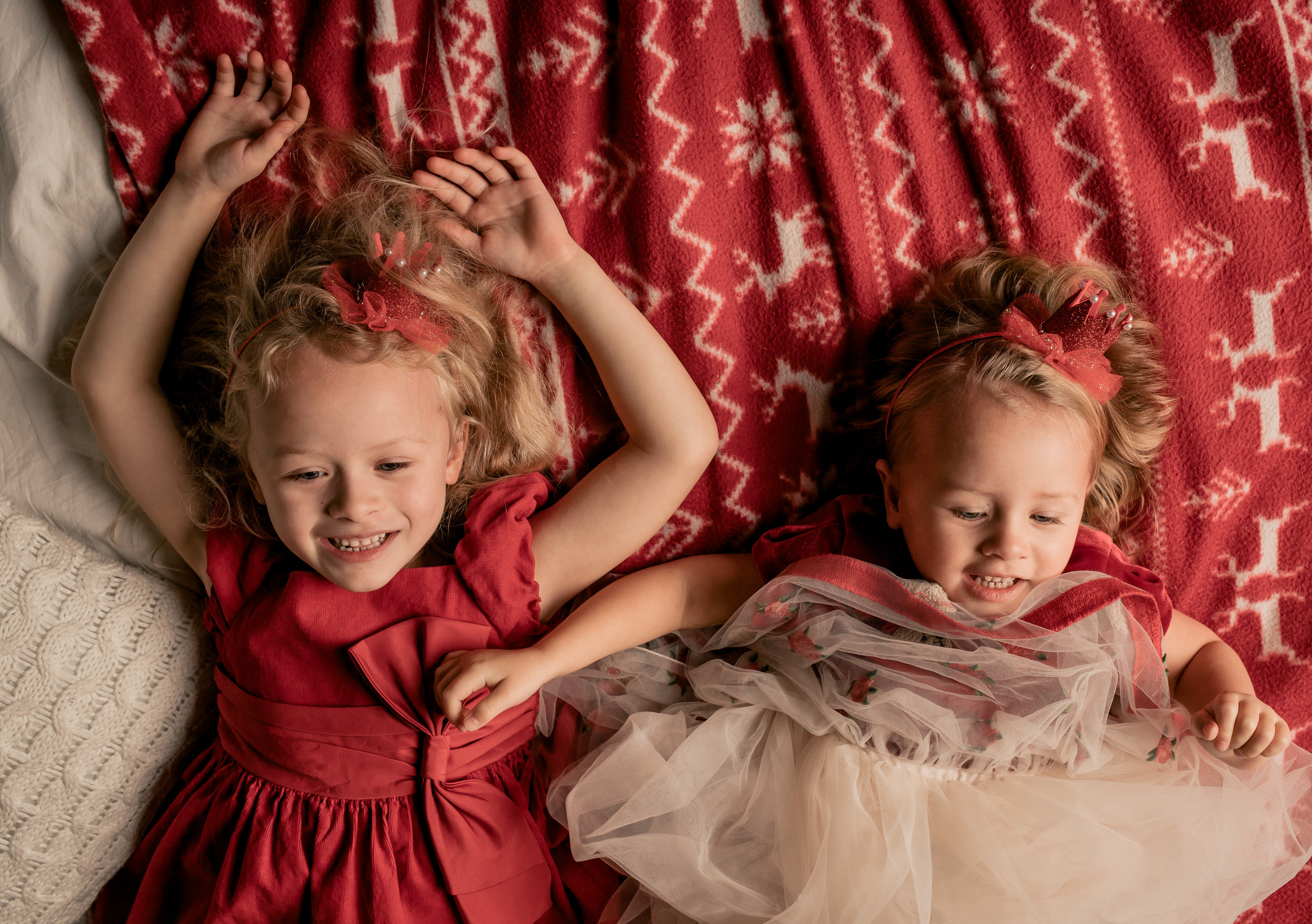 Новогодняя фотосесссия сестер. Семейный Фотограф в Санкт-Петербурге Пушкин Анастасия Дьяконенкова