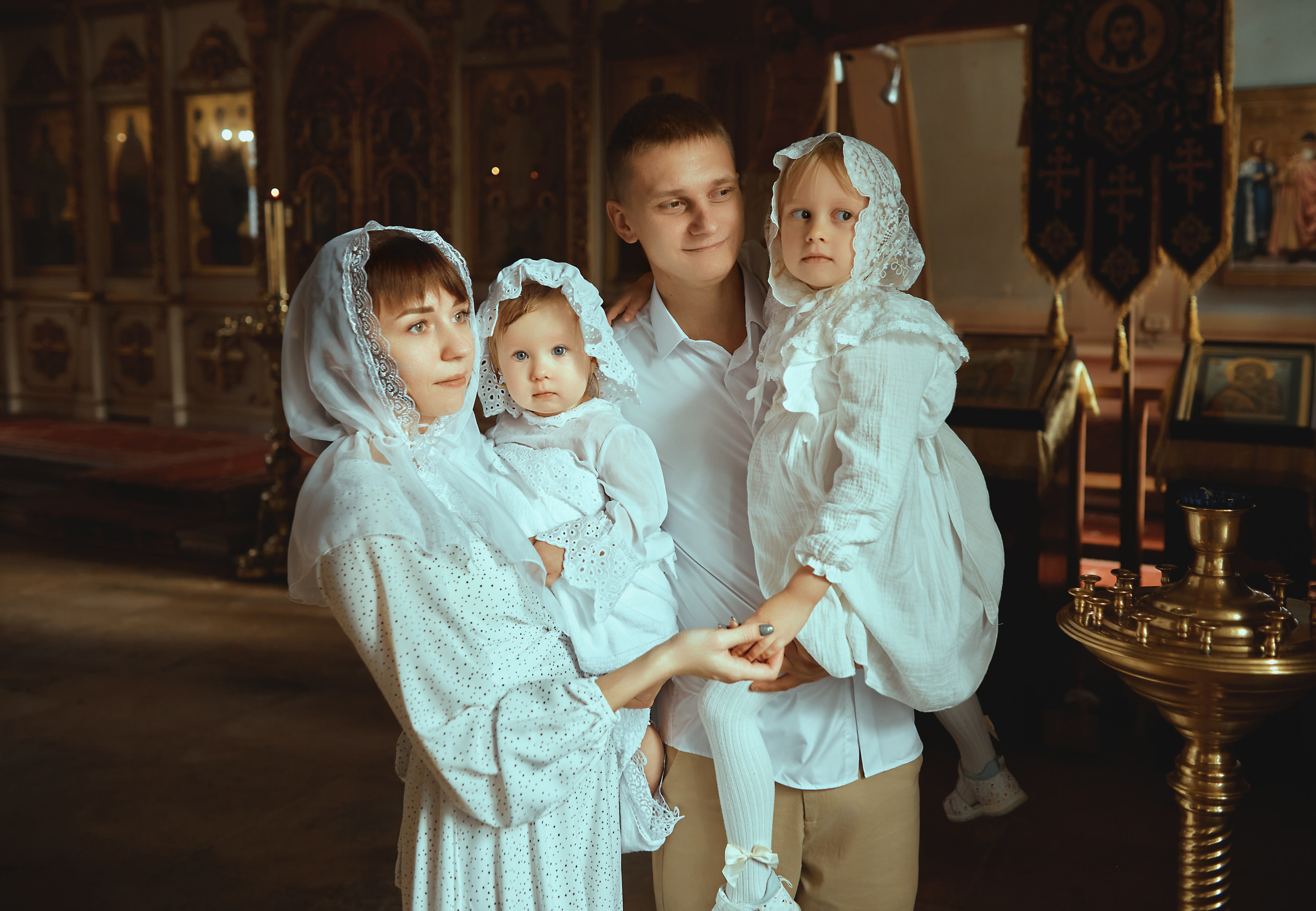Крещение в селе Молоди. Прончатова Алина. Свадебный и семейный фотограф