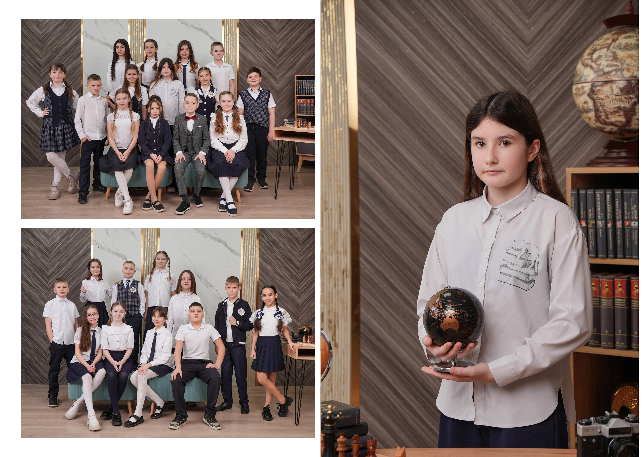 ШКОЛА 110 4 Г. Красивый выпускной альбом в Краснодаре