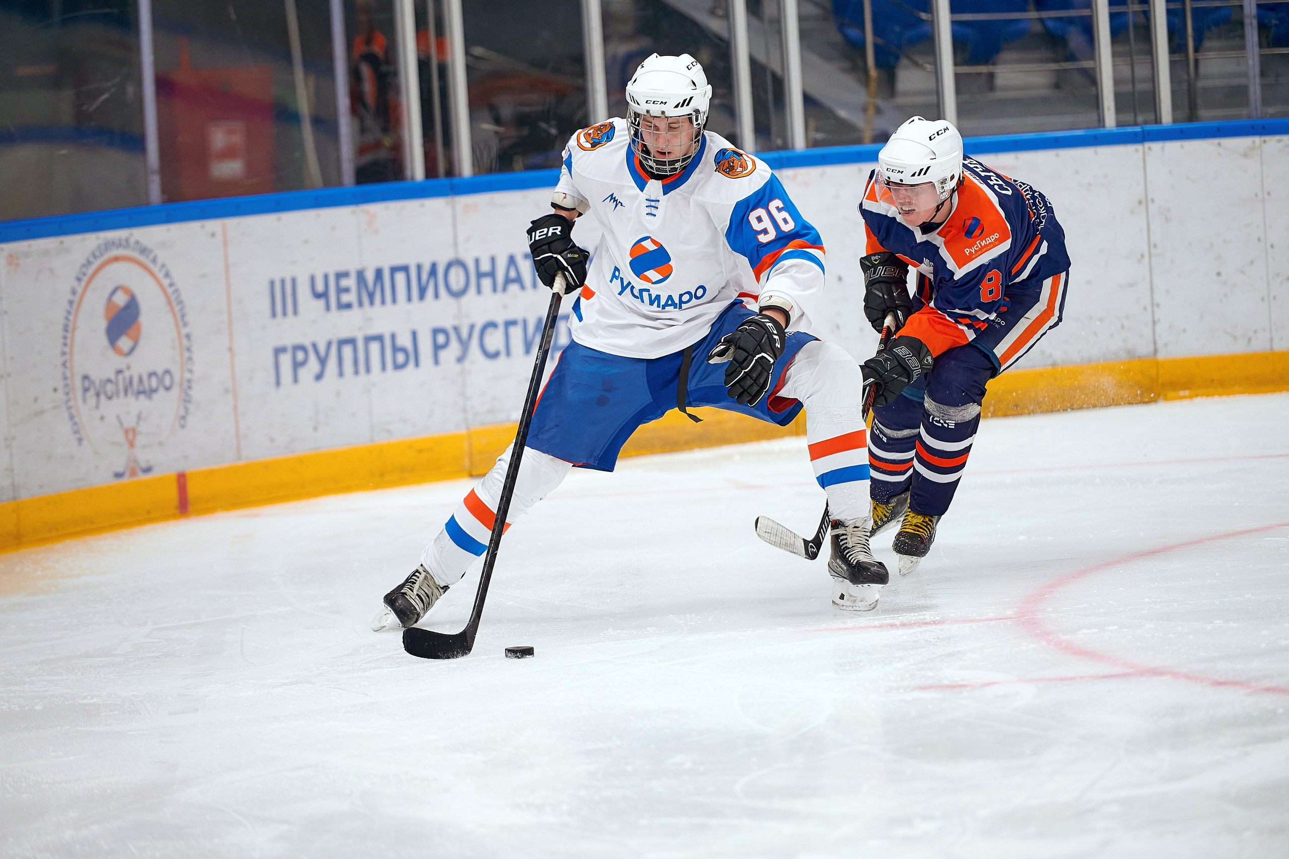 Портфолио репортажной фотосъёмки: Кристалл арена — Хоккей — РусГидро. Фотограф Яковлев Роман — Красноярск