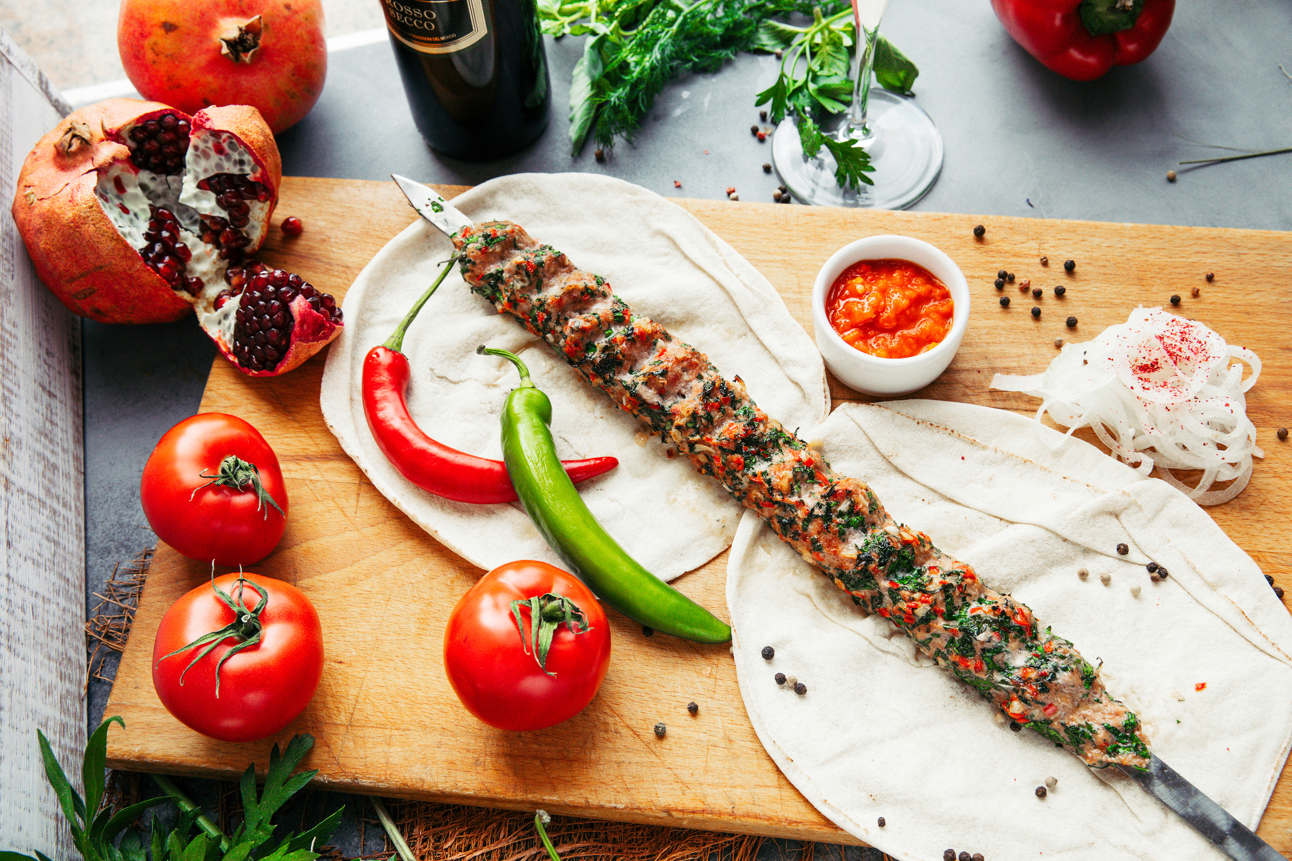 Меню Персия. Главная