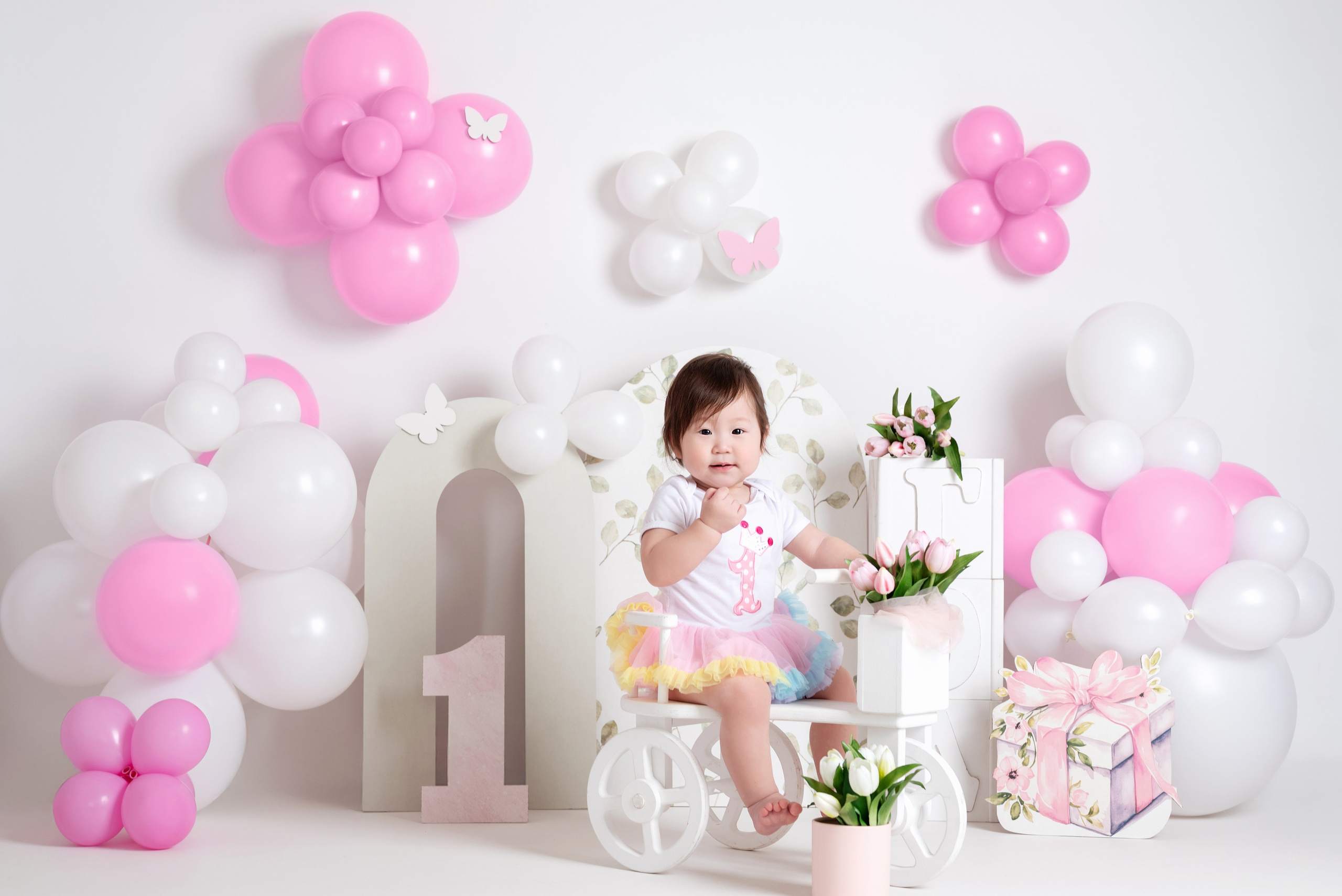 Алине 1 годик. Фотограф новорожденных в Норильске Виктория Шагалиева