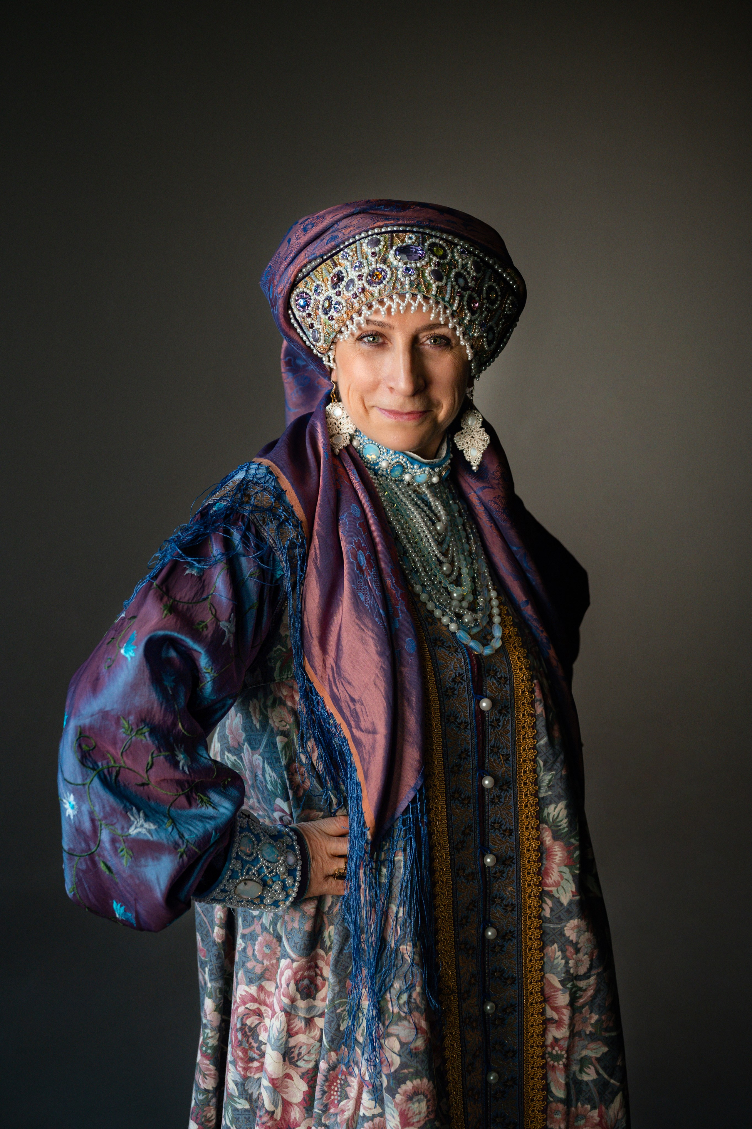 русский наряд женщины