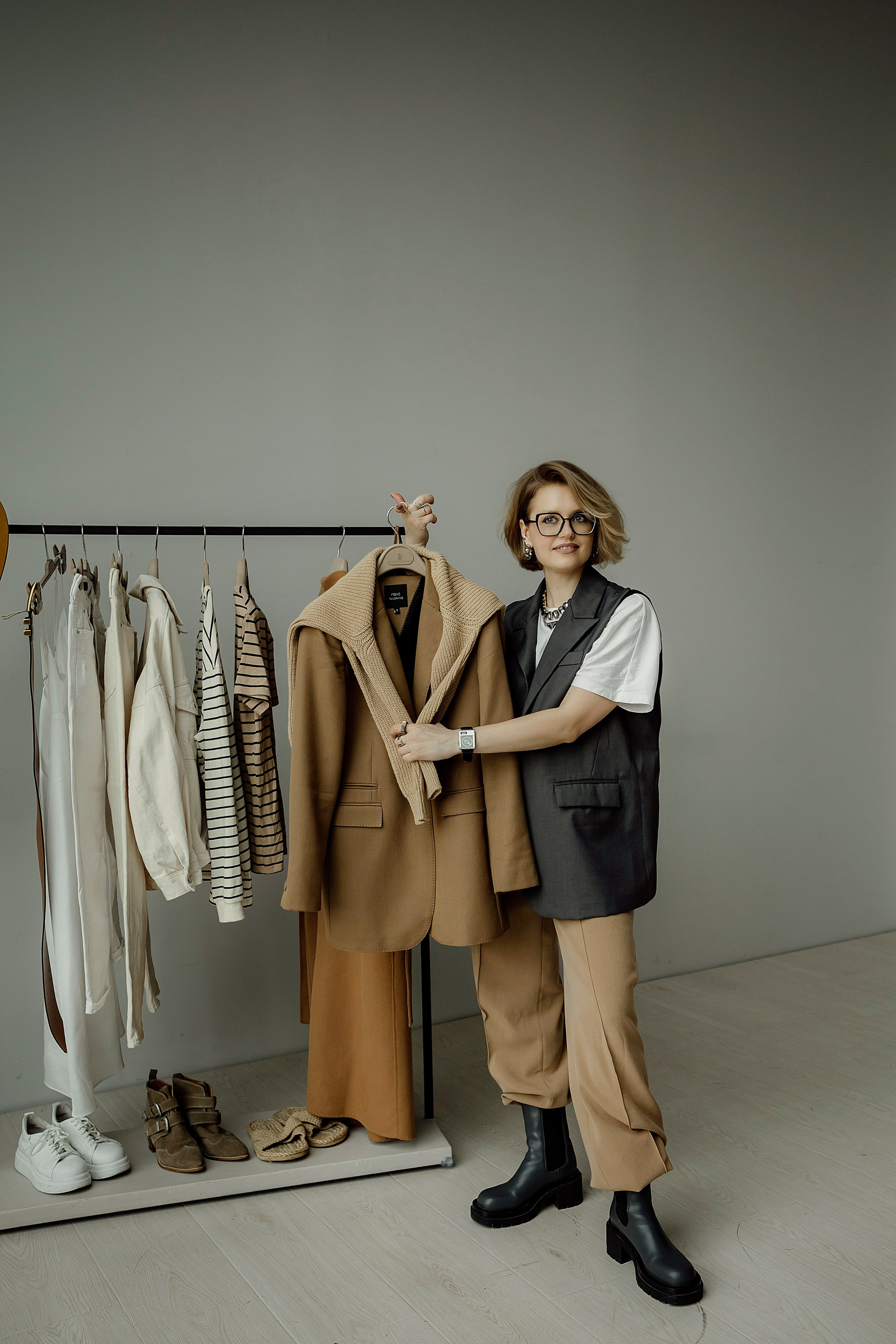 Контент для стилиста по одежде. Деловая и Бизнес съемка в  Москве Инесса Грушко