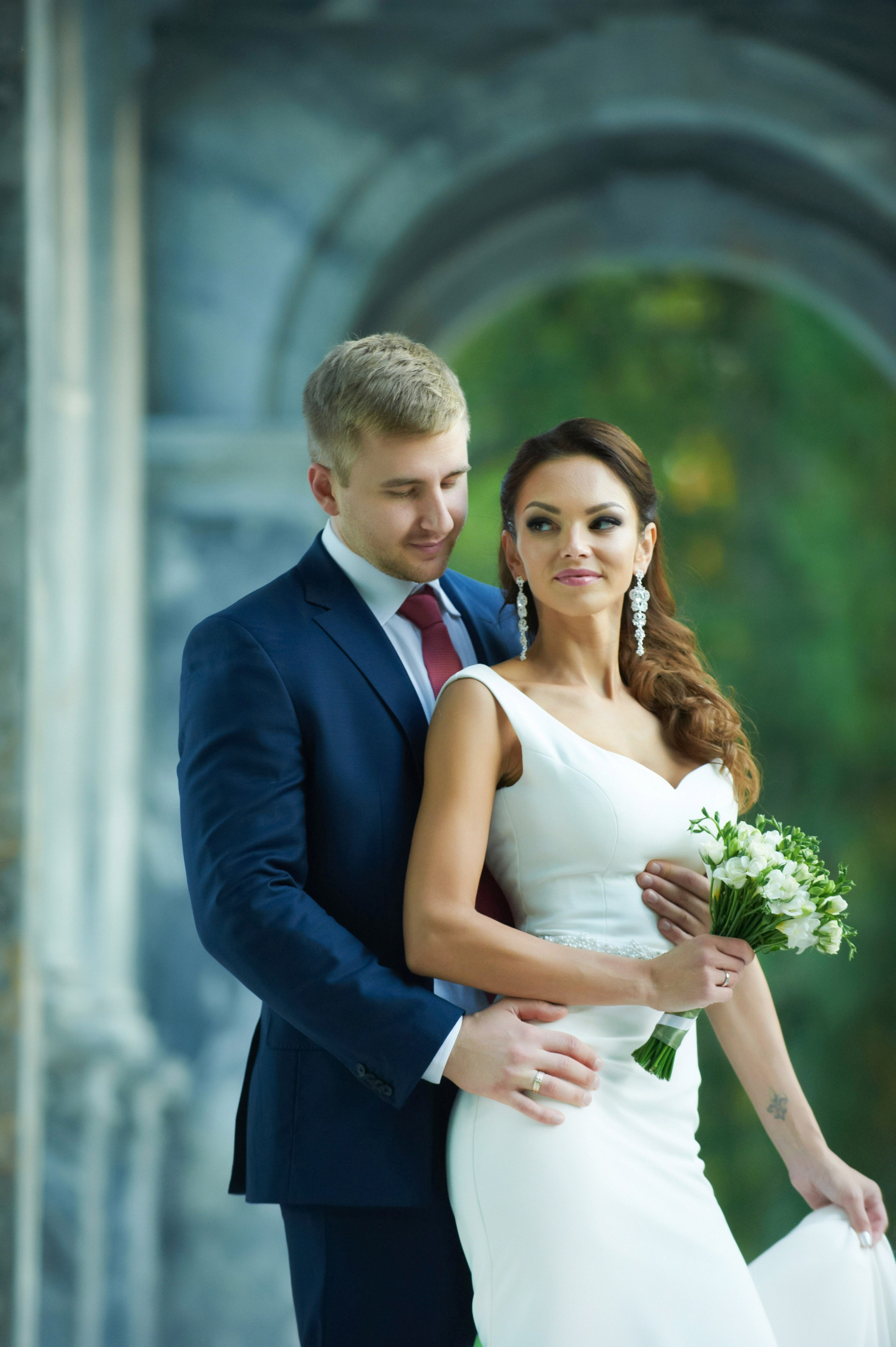 Максим и Наталья (свадебная фотосессия в Пушкине в Екатерининском парке). Портретный, семейный и свадебный фотограф в Санкт-Петербурге и в Пушкине Ширяев Денис