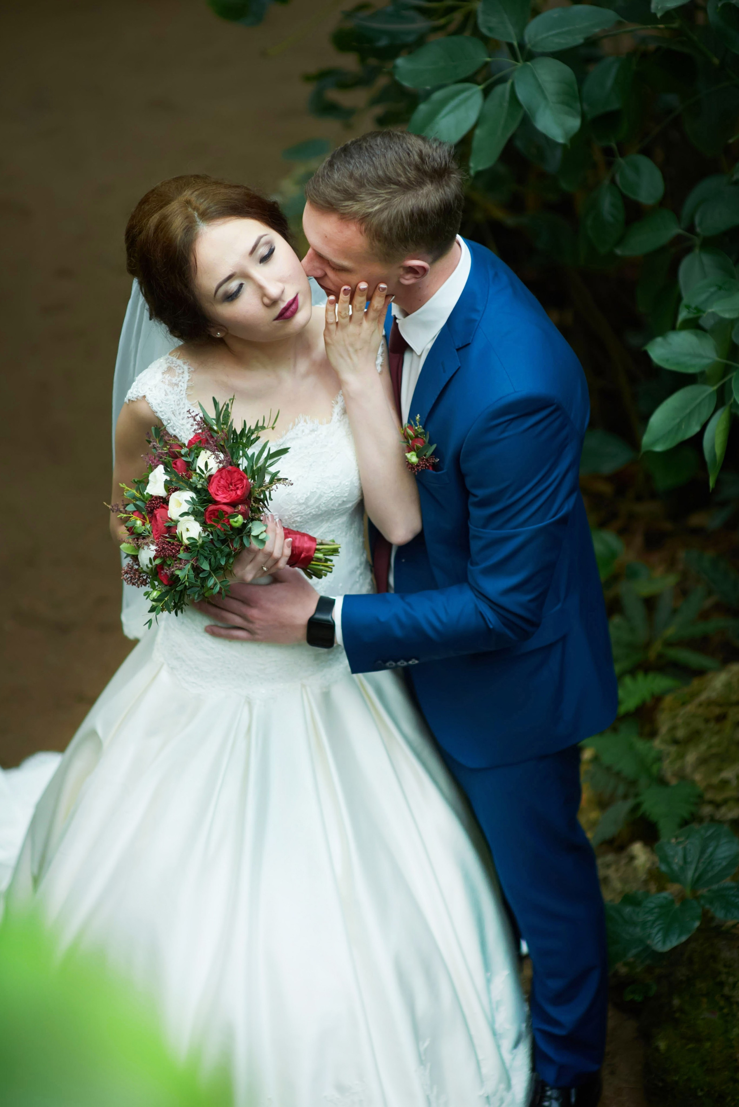 Индира и Дмитрий (свадебная фотосессия в Ботаническом саду и в фотостудии). Портретный, семейный и свадебный фотограф в Санкт-Петербурге и в Пушкине Ширяев Денис