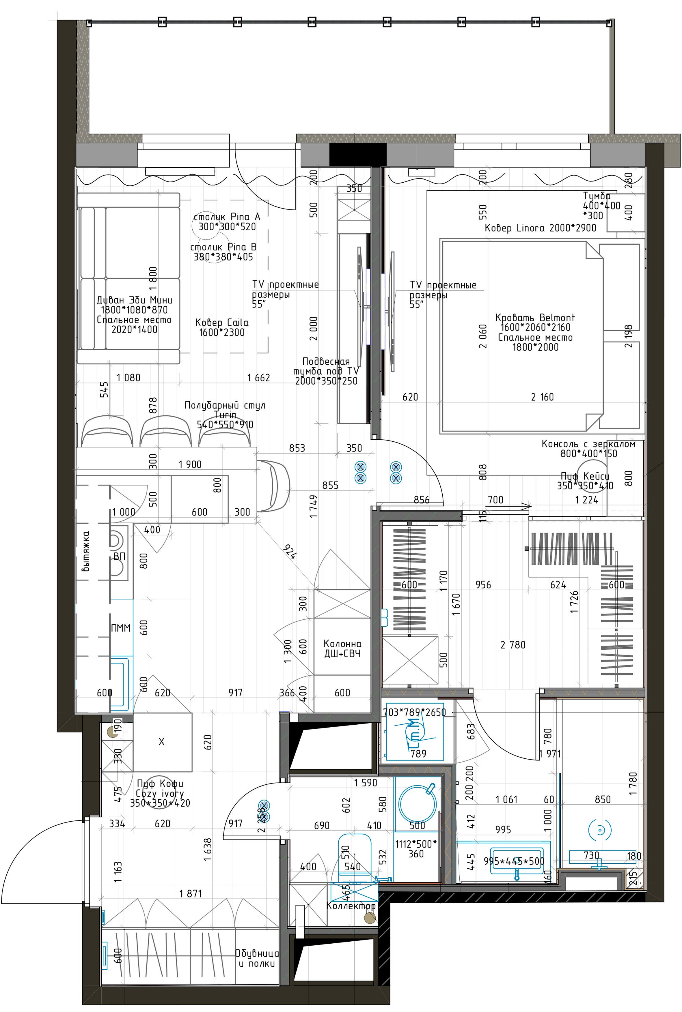 ЖК «OKLA». Студия дизайна интерьеров FORMA