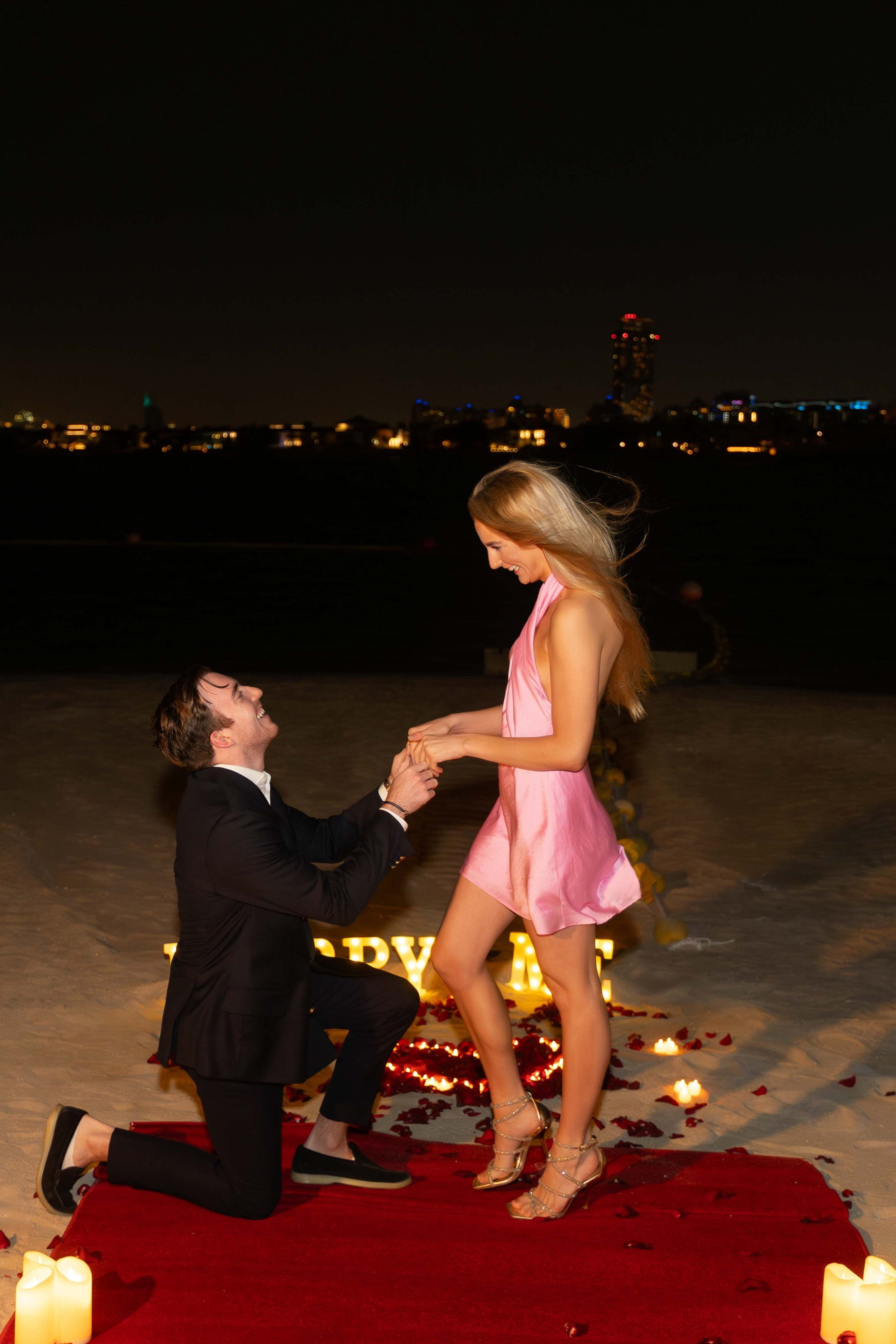 Шикарное предложение руки и сердца. Фотограф и видеограф в Москве и Абу Даби Мария Кулагина