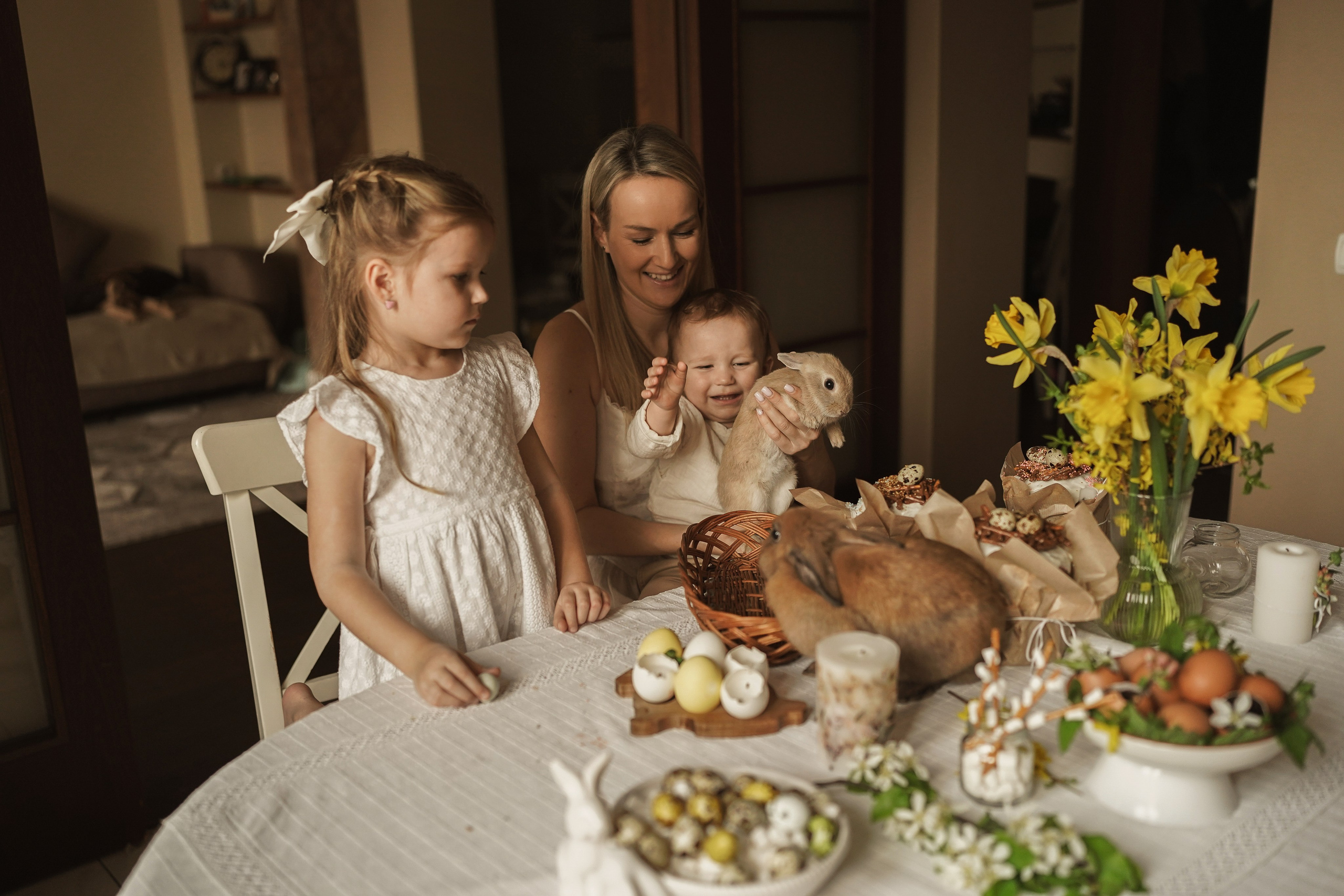 «Накануне Светлой Пасхи». Фотограф материнства Лена Олюнина Фотограф Калининград