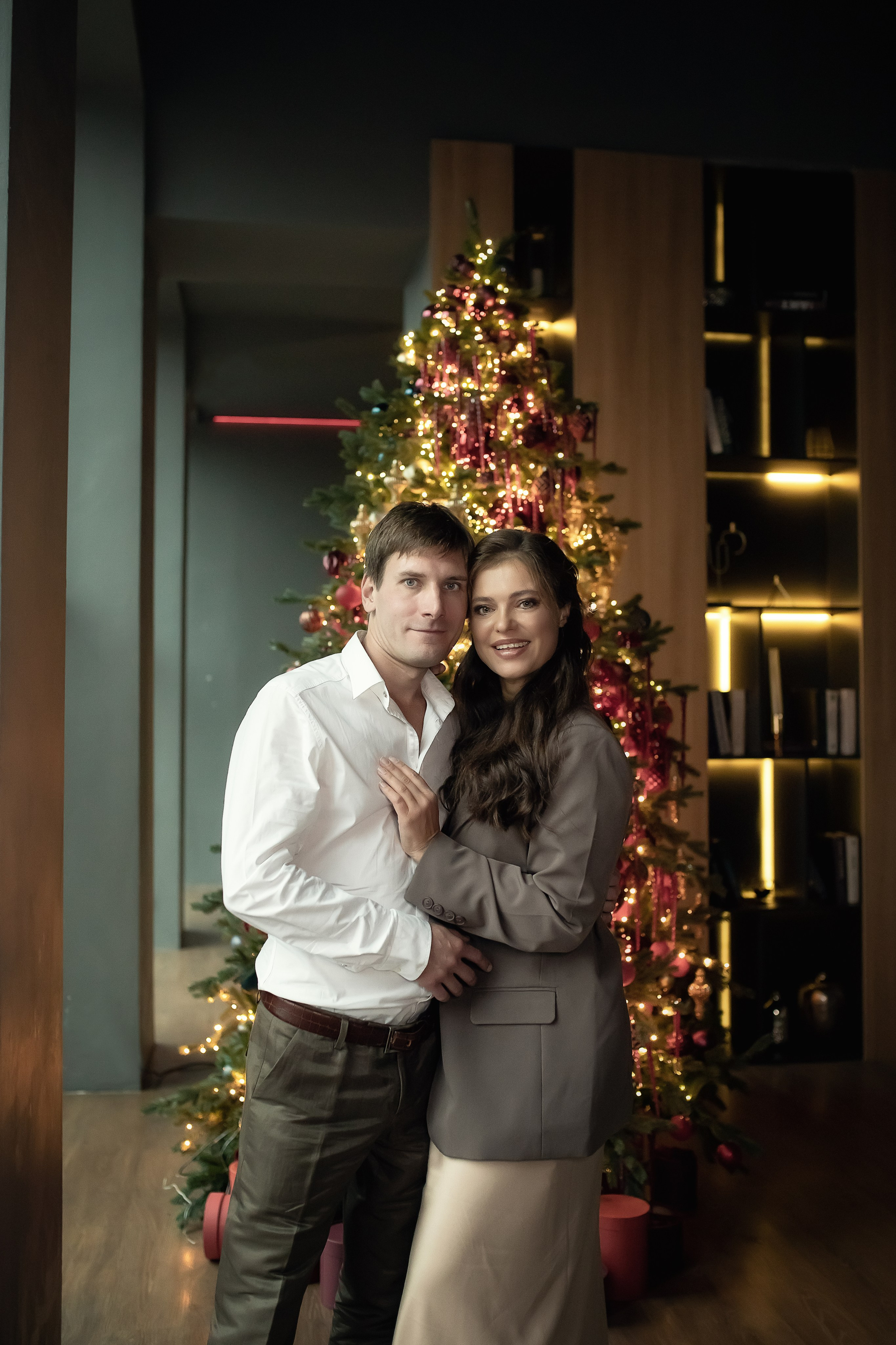 Новогодняя семейная съемка в студии. ФОТОГРАФ