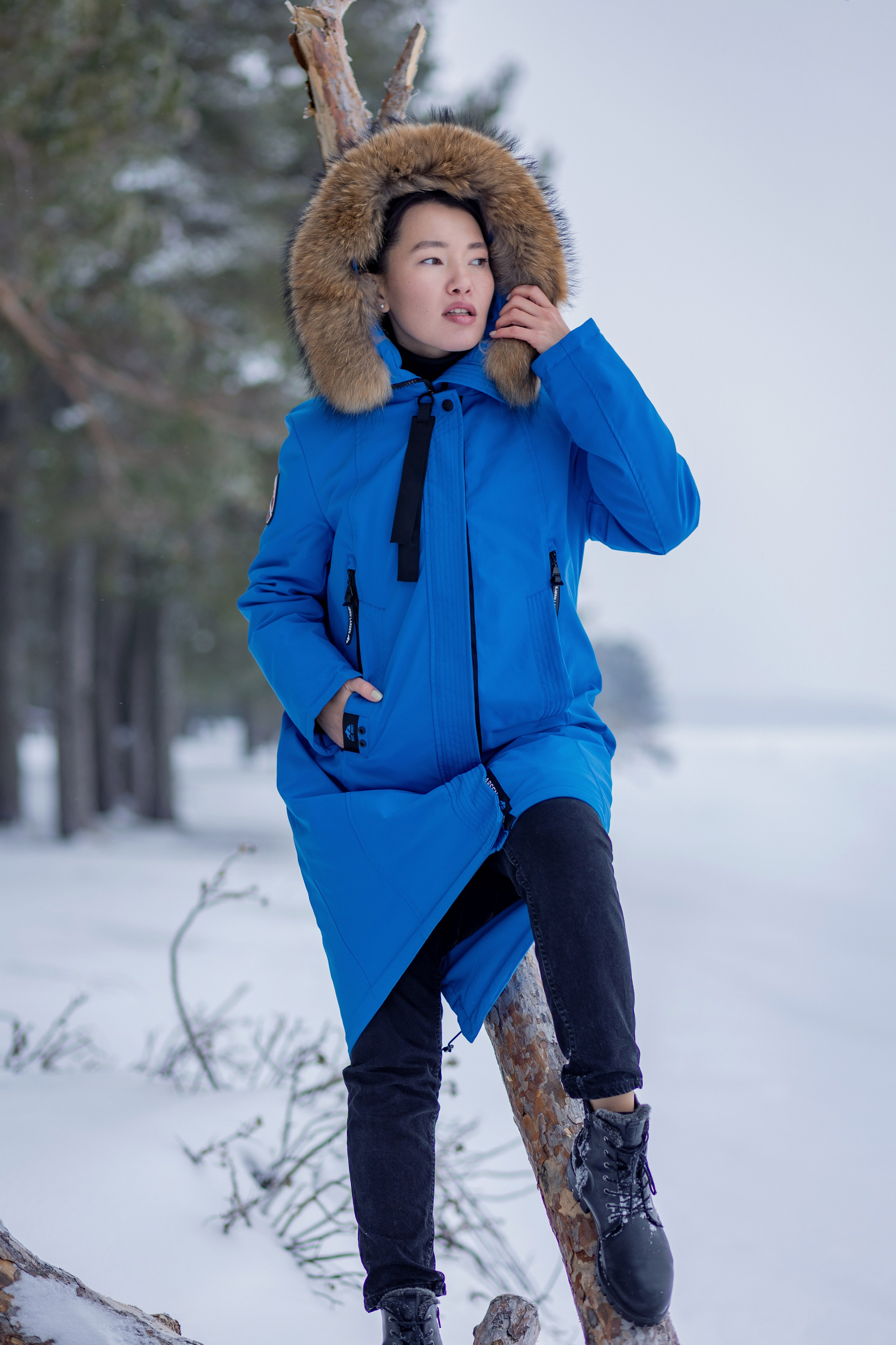 Пуховики на заливе. Креатор Ольга Яш