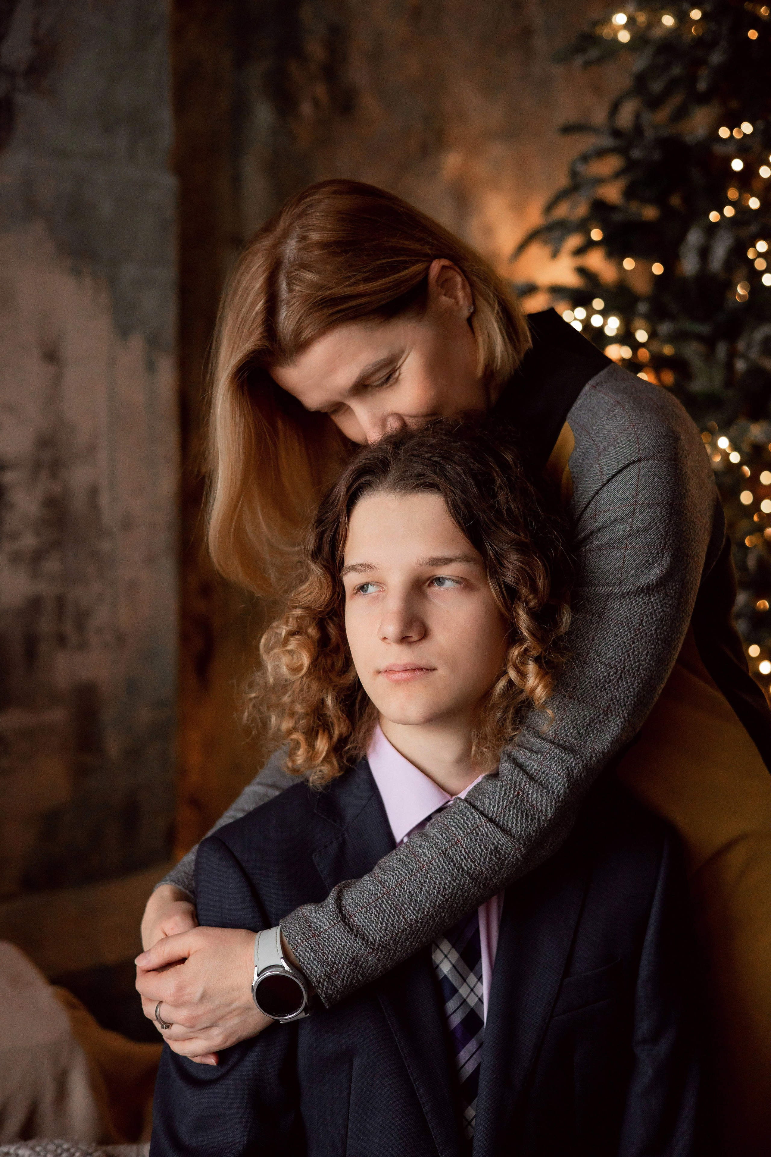 Новогодняя фотосессия для большой семьи. Семейный фотограф в Москве