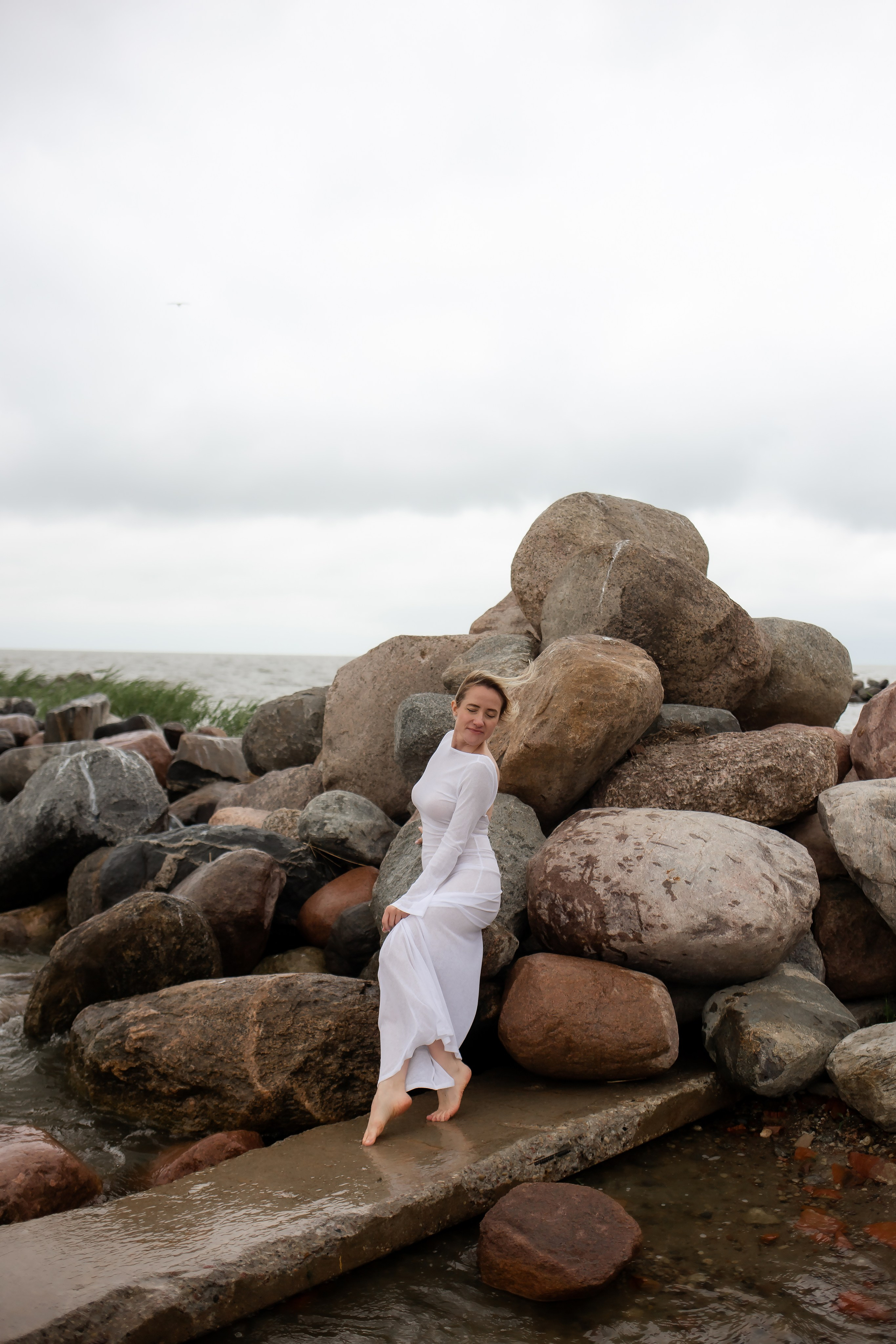 Катя. Маяк в Заливино. Фотограф в Калининграде Решетникова Алина