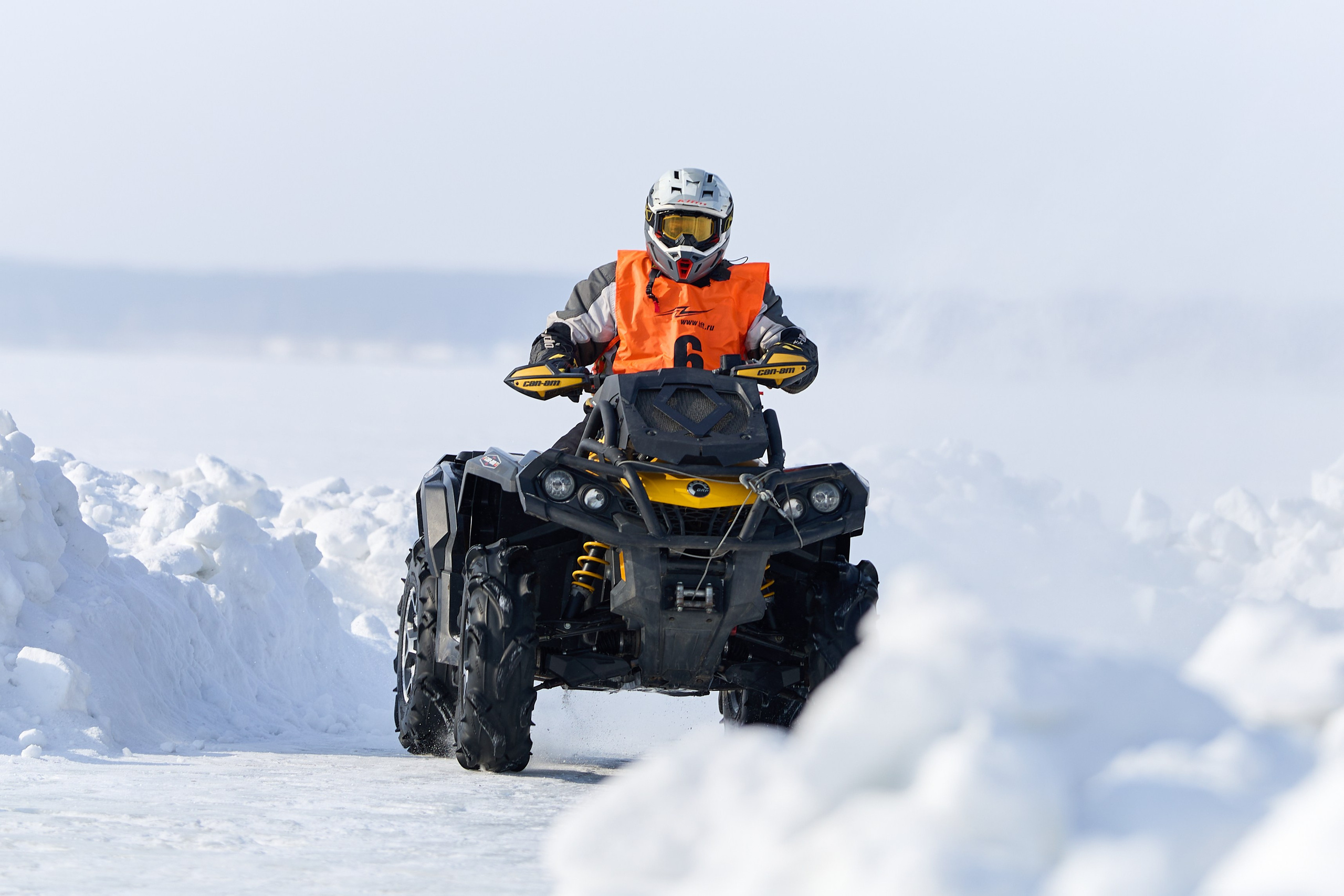 Топим Лёд — 2026. Соревнования на квадроциклах. Фотограф в Новосибирске Алена Скокова