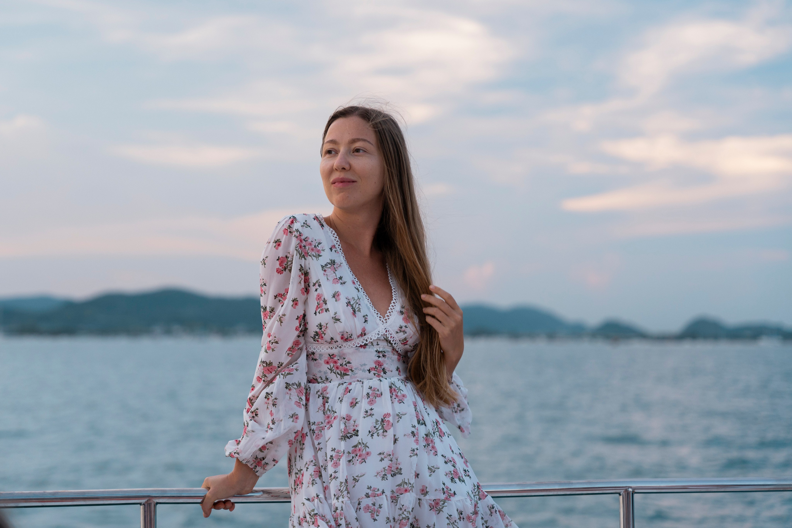 Съемка на яхте