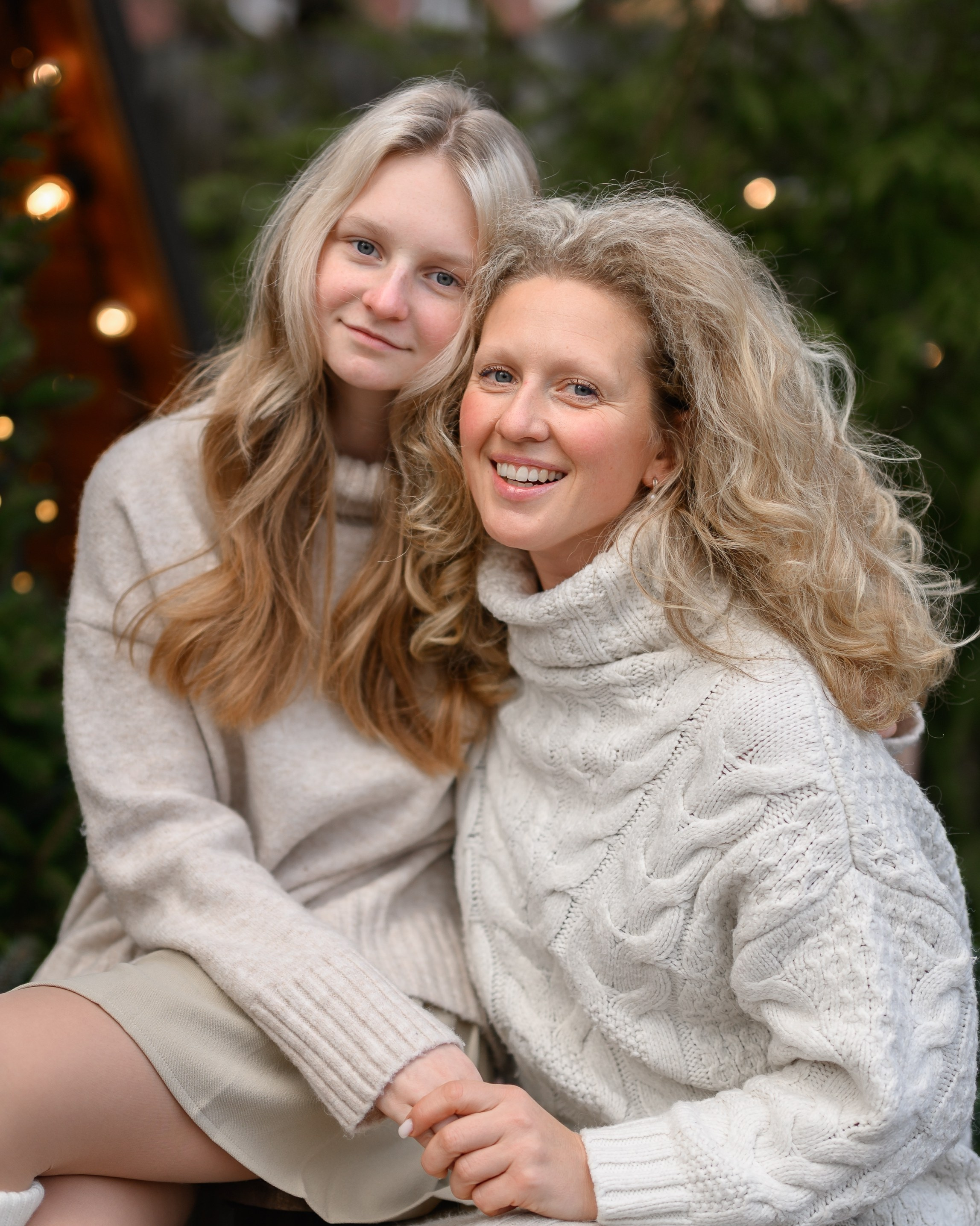 Семейная новогодняя съёмка в а-фрейм доме. Semerlina.ru