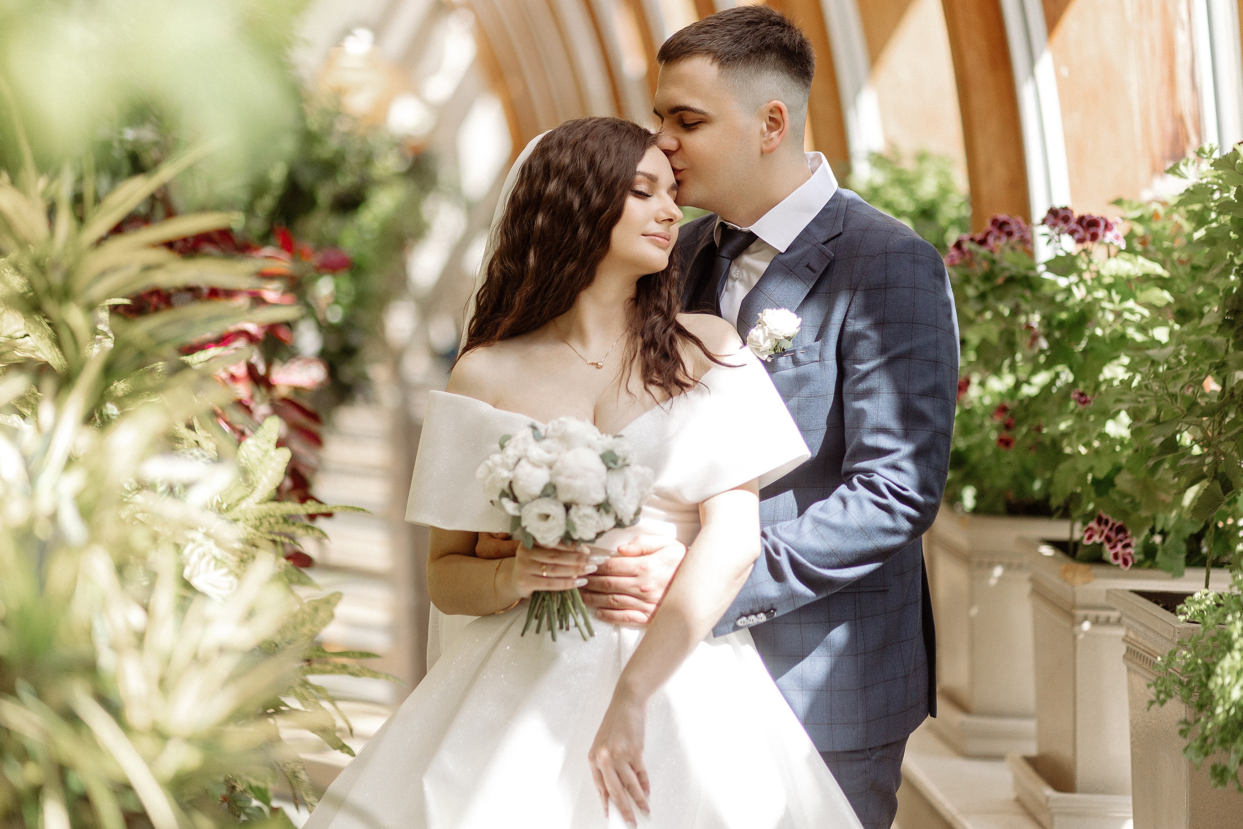 Царицынская оранжерея. Свадебный фотограф Маргарита Глумскова