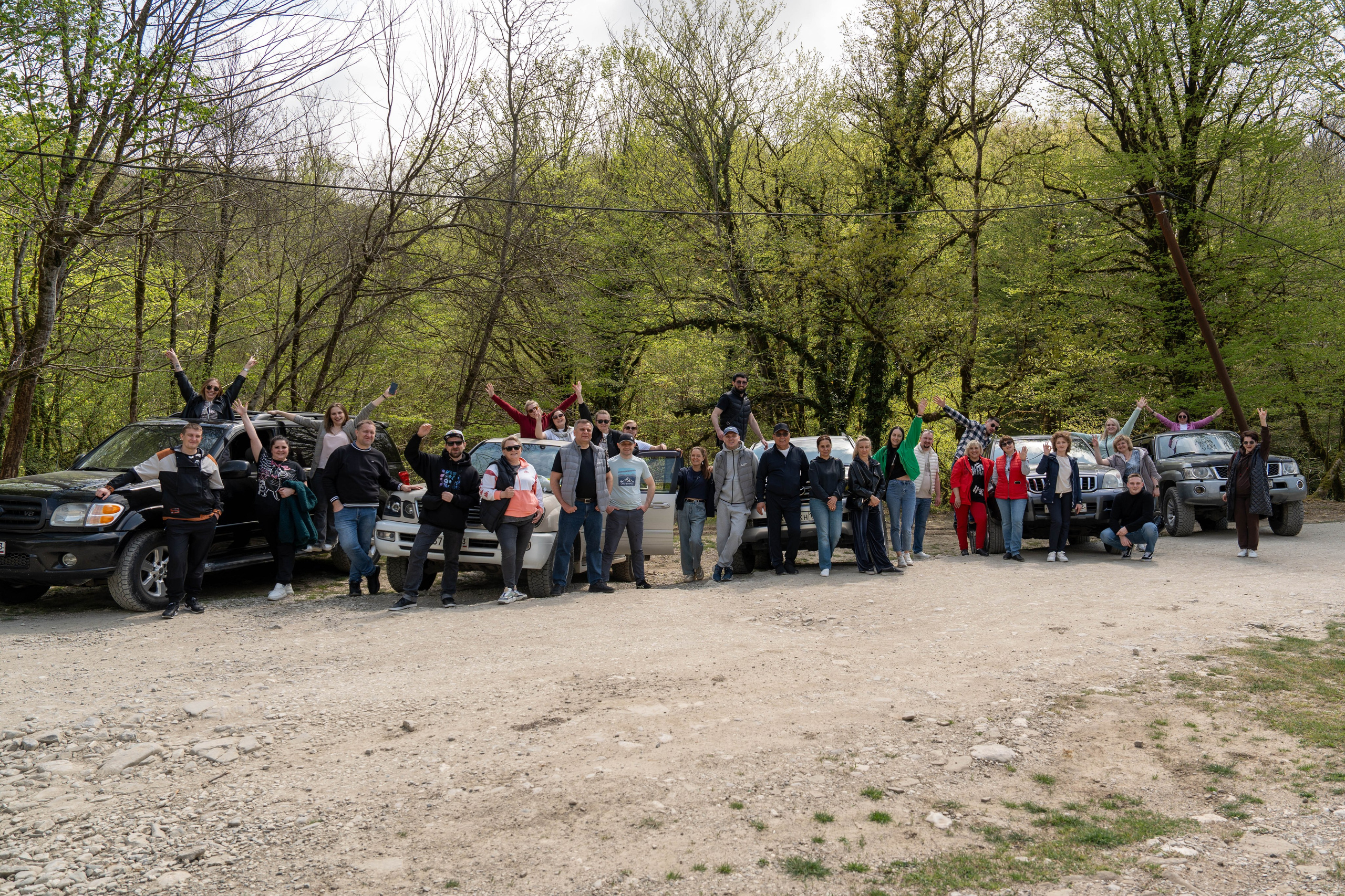 MICE мероприятие — джиппинг на каньон Псахо. Репортажный фотограф в Красной Поляне и Сочи Павлюченко Екатерина
