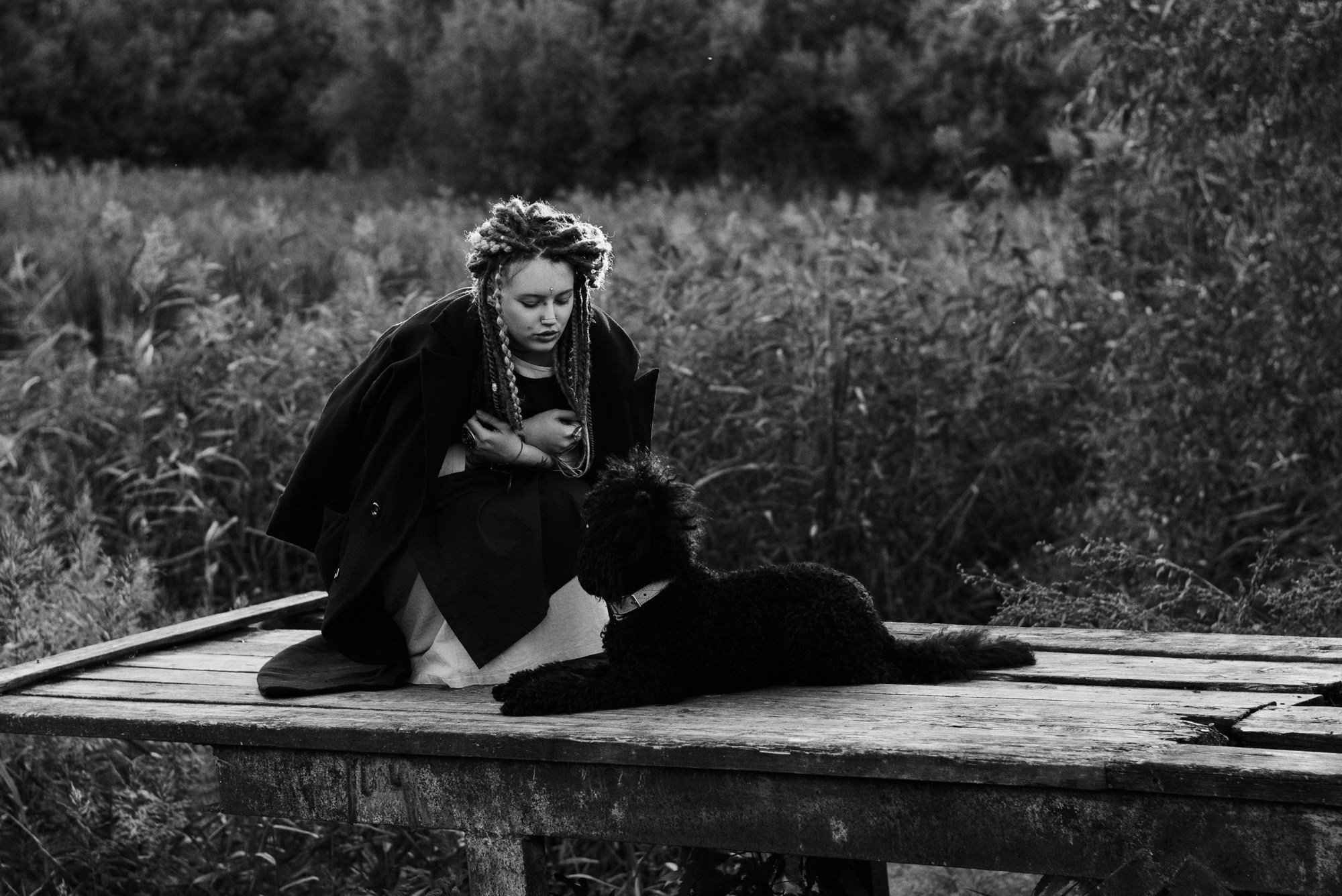 Фотосессия пары с собакой в Тюмени — Стася, Кирилл и Каренин. Портретный фотограф Тюмень Дарья Мустафина