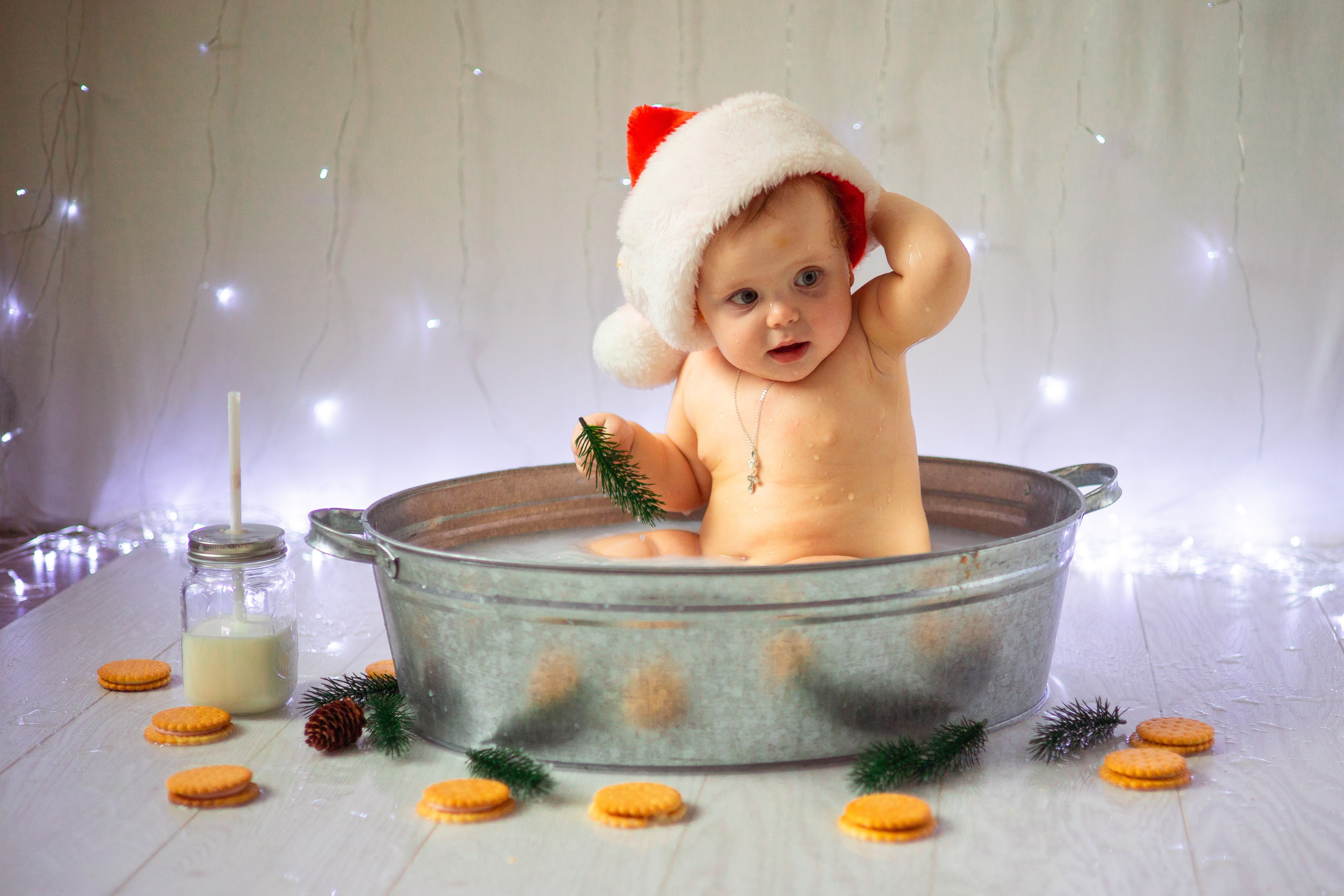 Соня Рождественская ванна. Семейный и детский фотограф в Михайловке Татьяна Лестьева