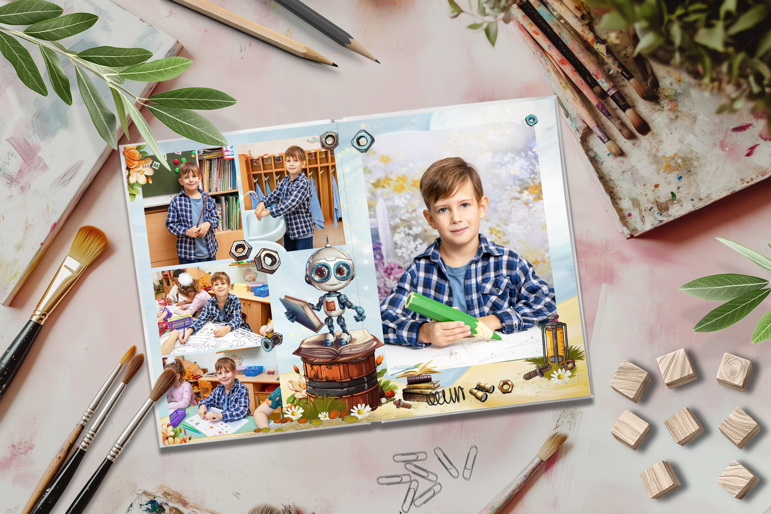 Дизайн Роботы. Выпускные альбомы в Подольске Москве и МО