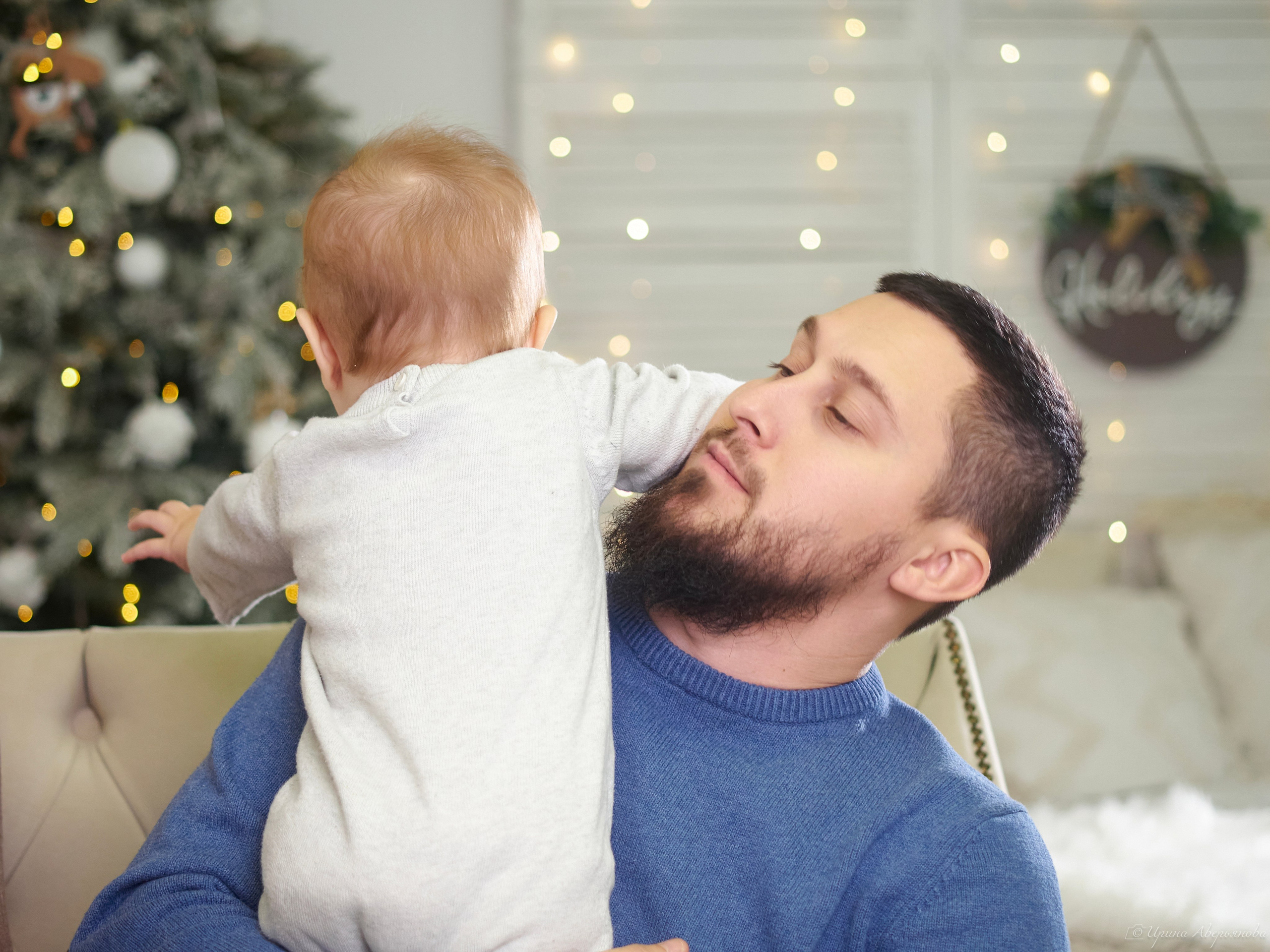 Новогодняя семейная фотосессия с малышом. Фотограф в Ульяновске Ирина Аверьянова