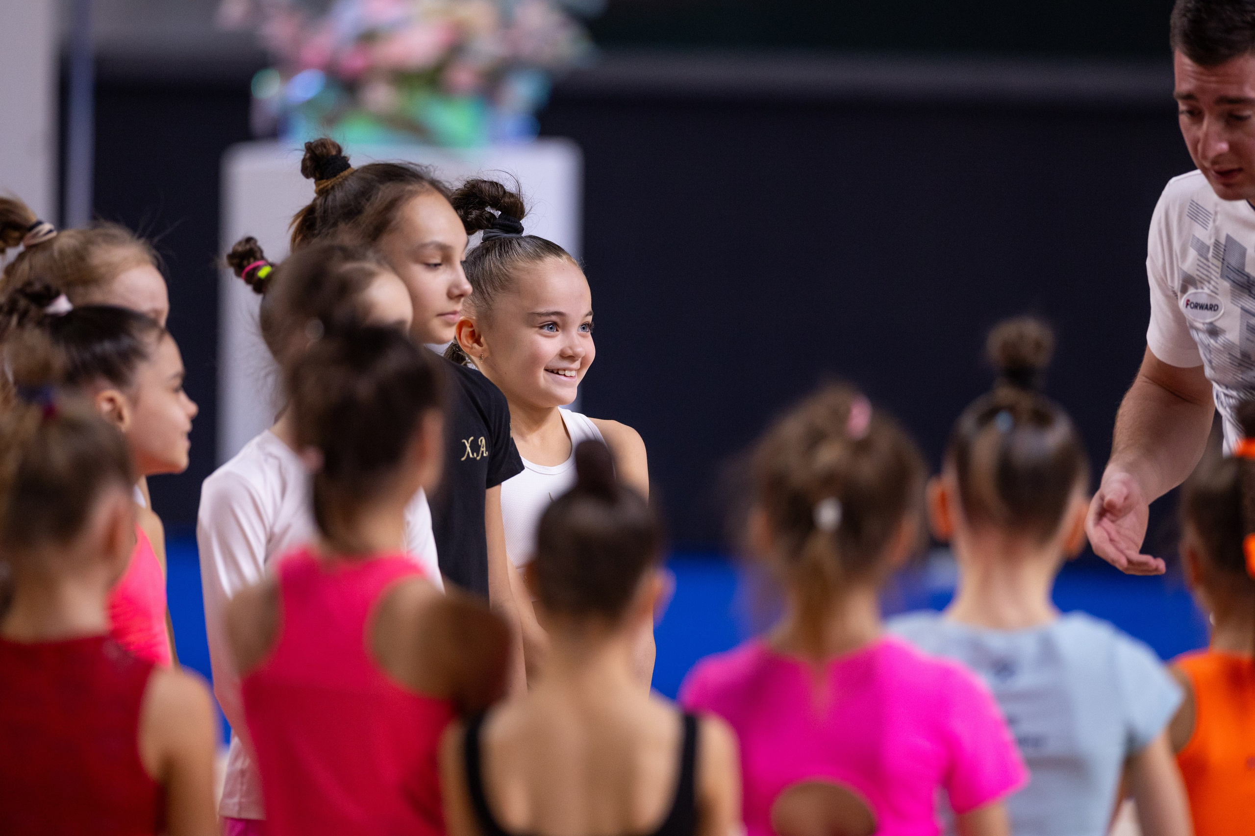 Мастер класс хореографа сборной России по художественной гимнастике Кирилла Баркана. Спортивный репортажный фотограф Казань Нафис Сиразетдинов