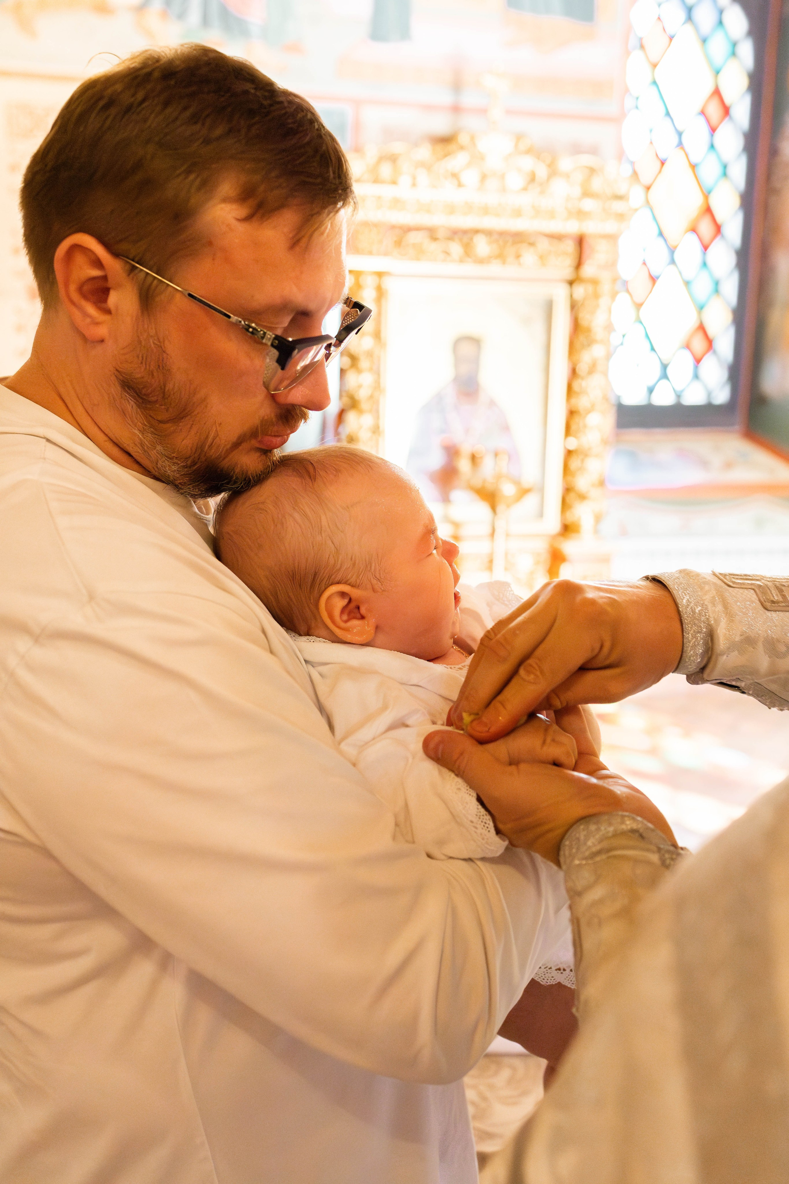Таинство Крещения Евгения. Фотограф новорождённых Newborn Москва