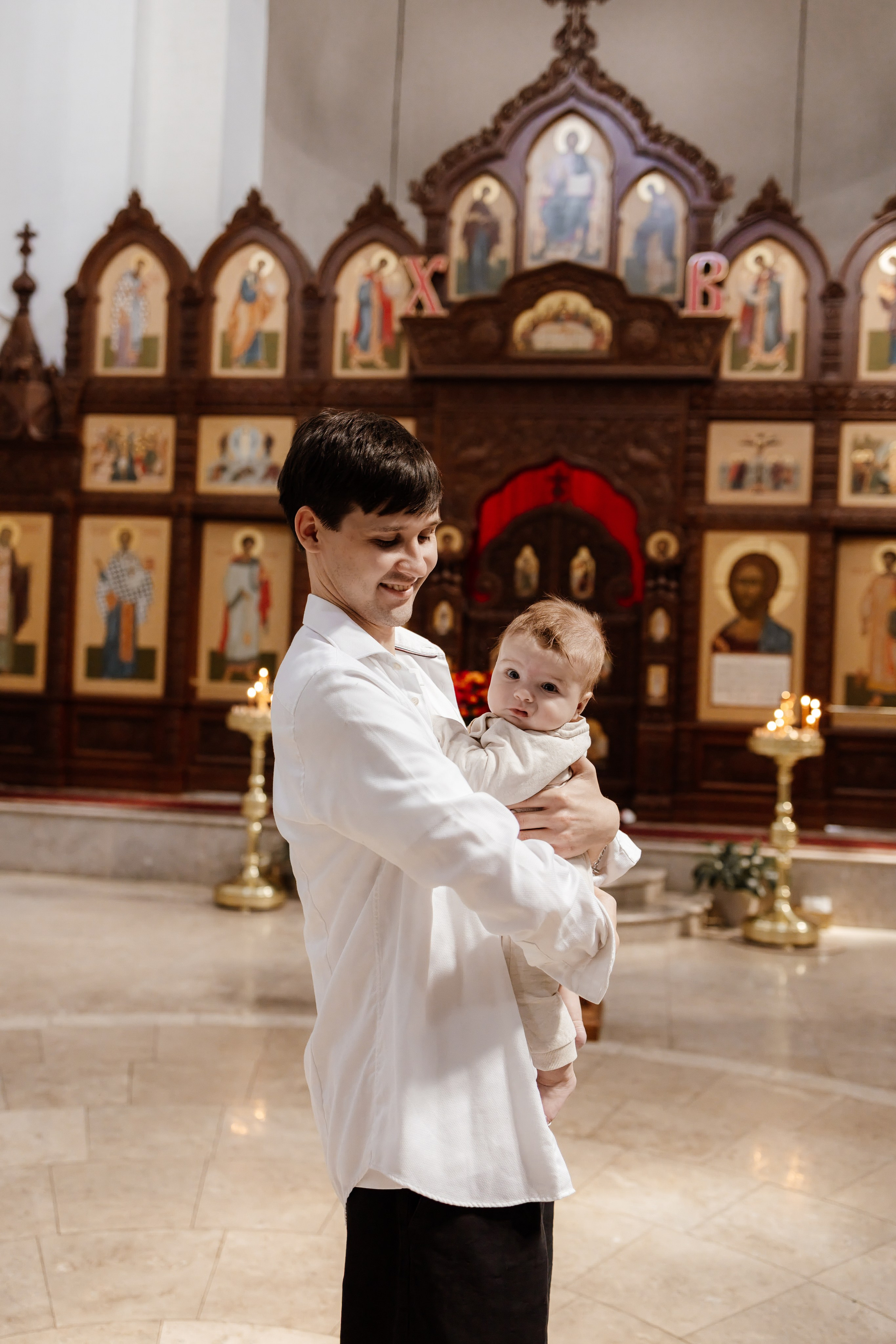 Таинство Крещения Саши. Фотограф новорождённых Newborn Москва