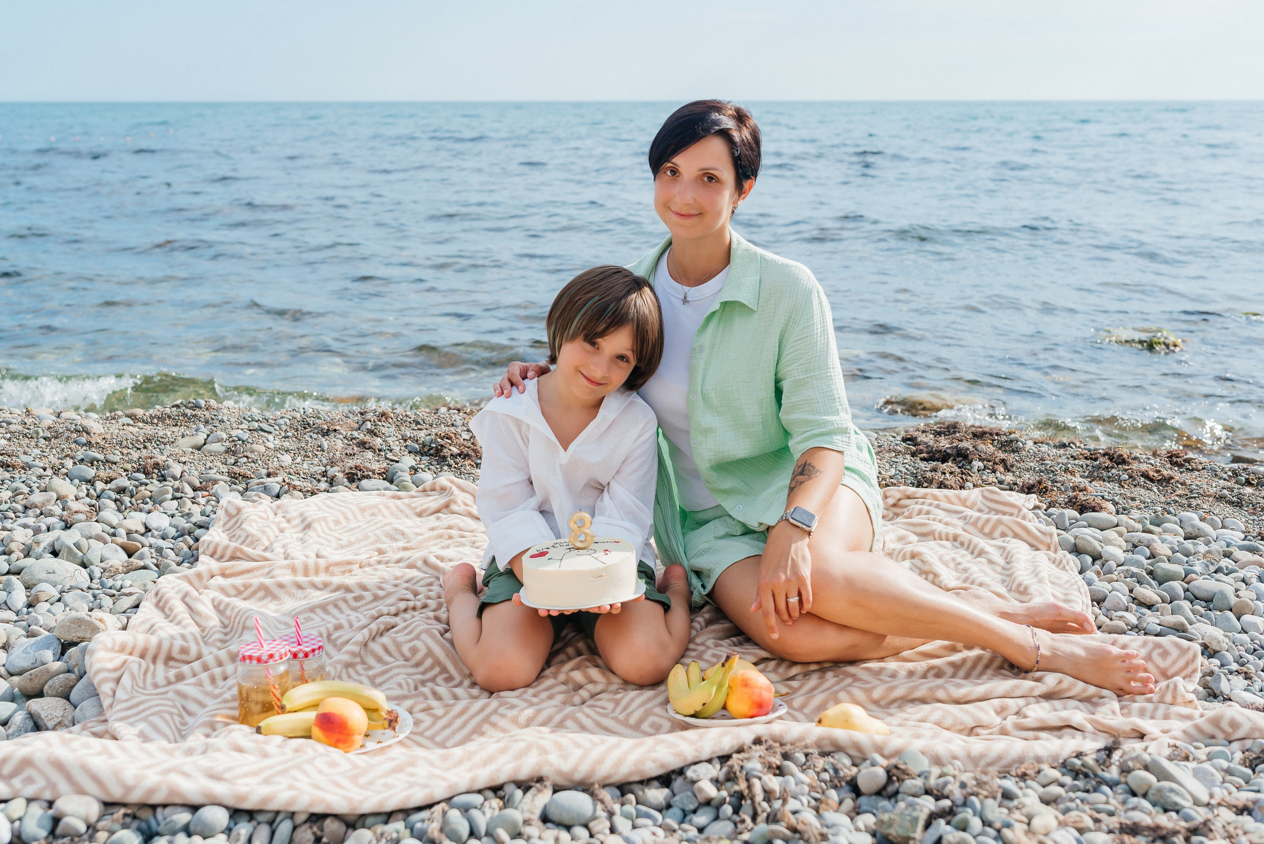 СЕМЕЙНАЯ ФОТОСЕССИЯ У МОРЯ В ОРДЖОНИКИДЗЕ