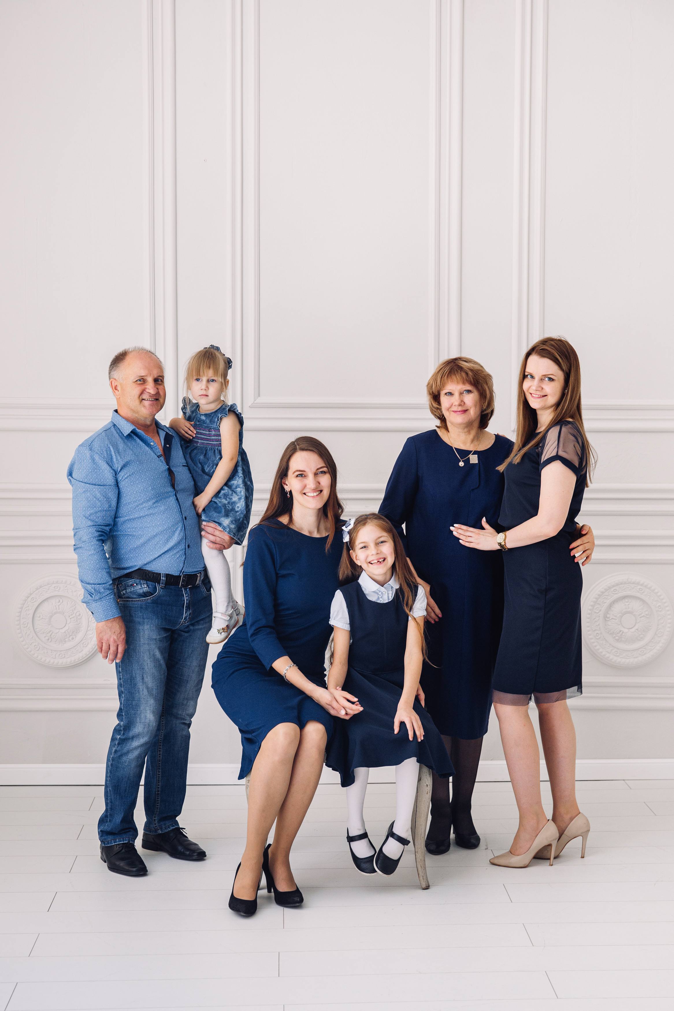 Четыре поколения. Марина Соколова. Контентный и семейный фотограф г. Красноярск