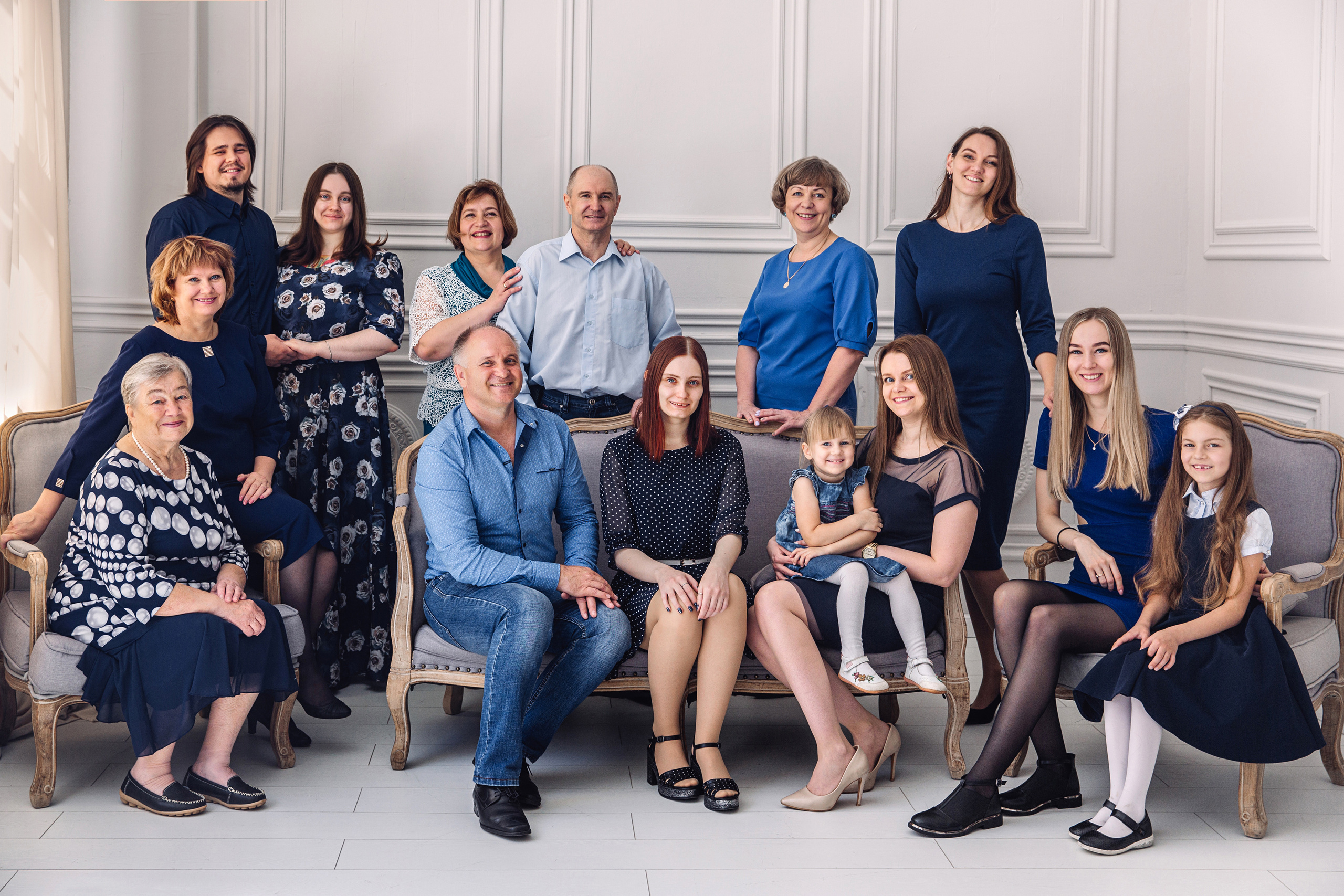 Четыре поколения. Марина Соколова. Контентный и семейный фотограф г. Красноярск