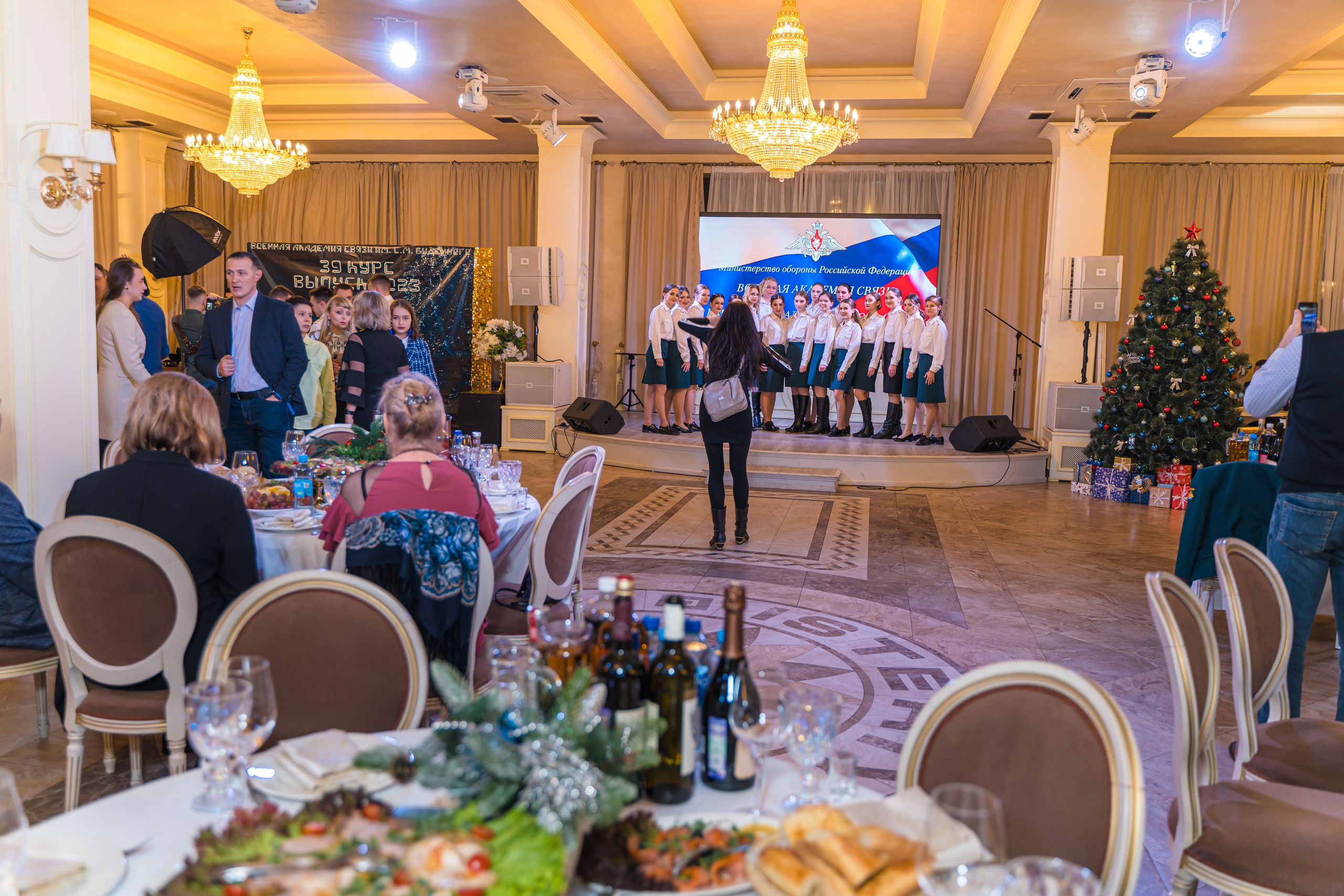 Фотосъемка выпуска военной академии и вручение дипломов