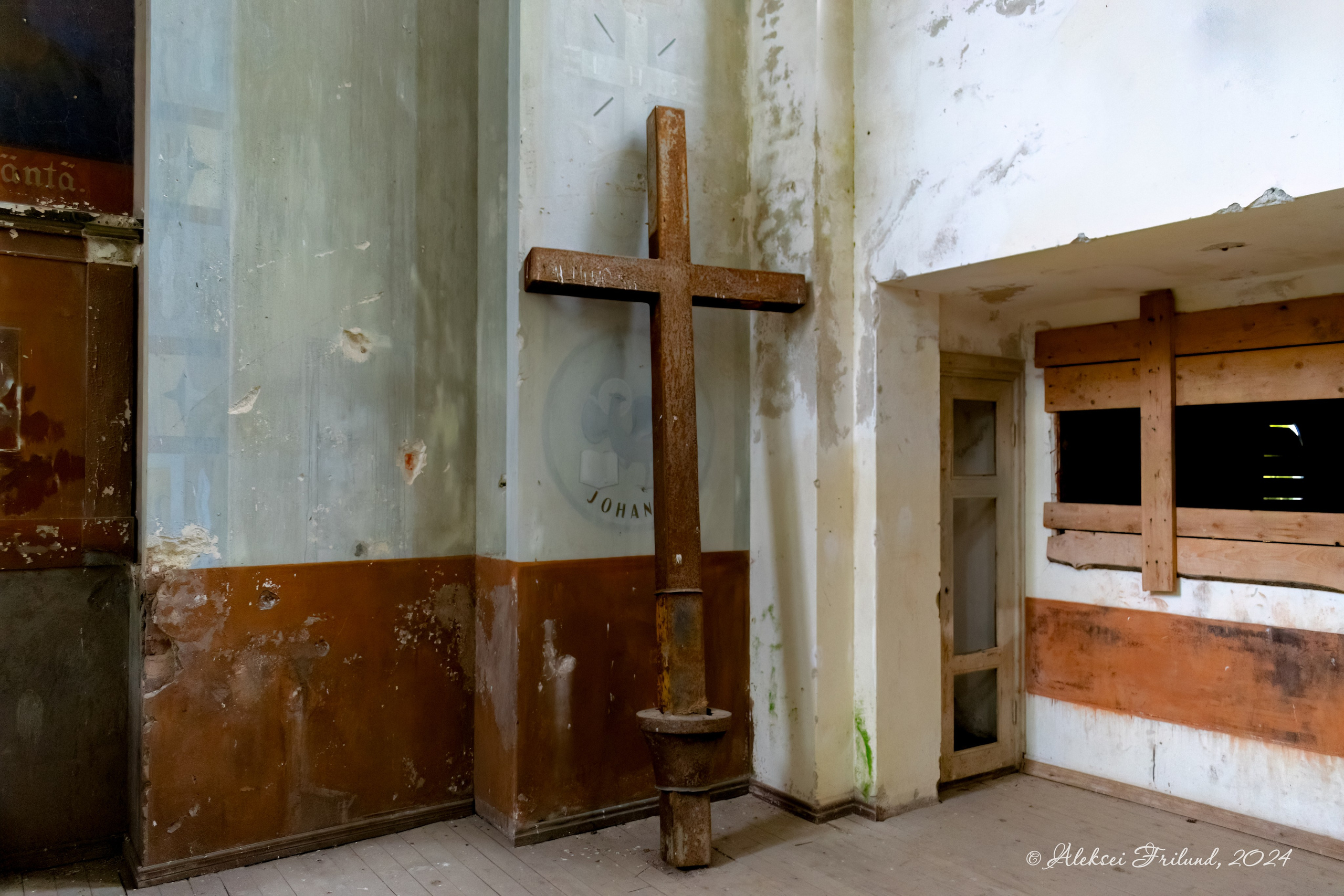 Кирха в пос. Лумиваара. Аэросъемка. Фото и Видео в Карелии. Алексей Фрилунд