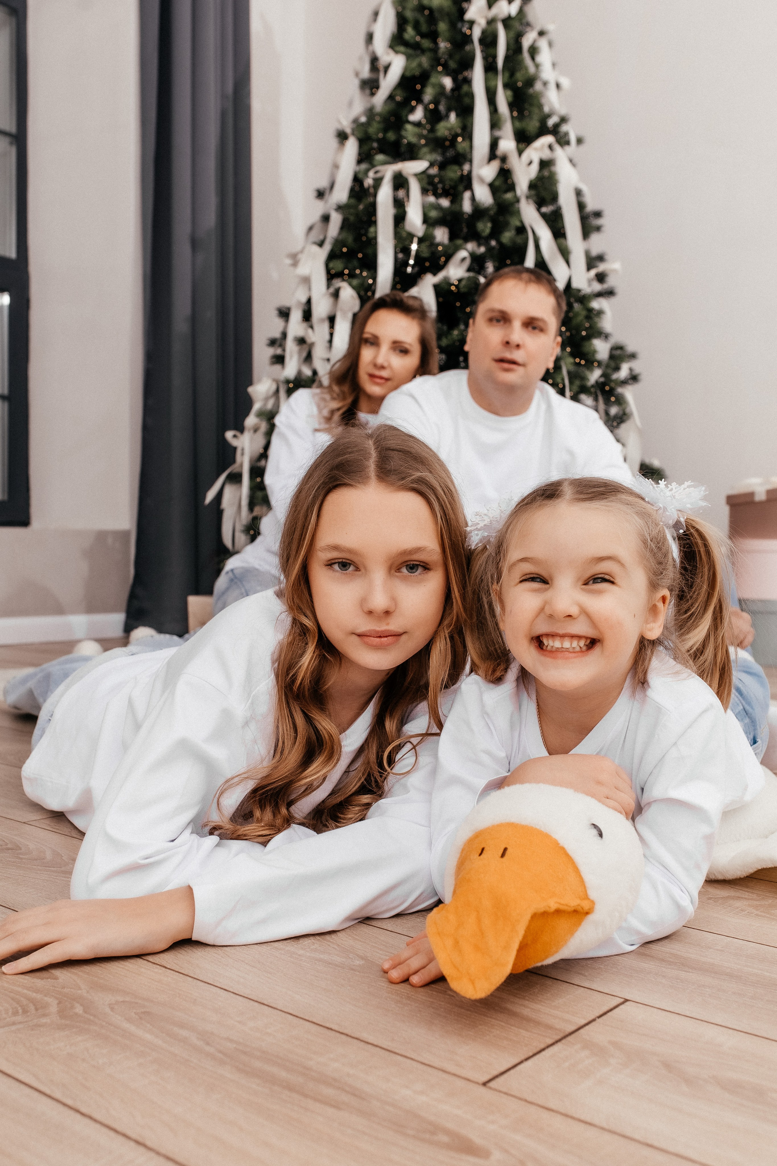 Новогодняя семейная в студии. Профессиональный фотограф, Москва |Видное Елена Елизарова