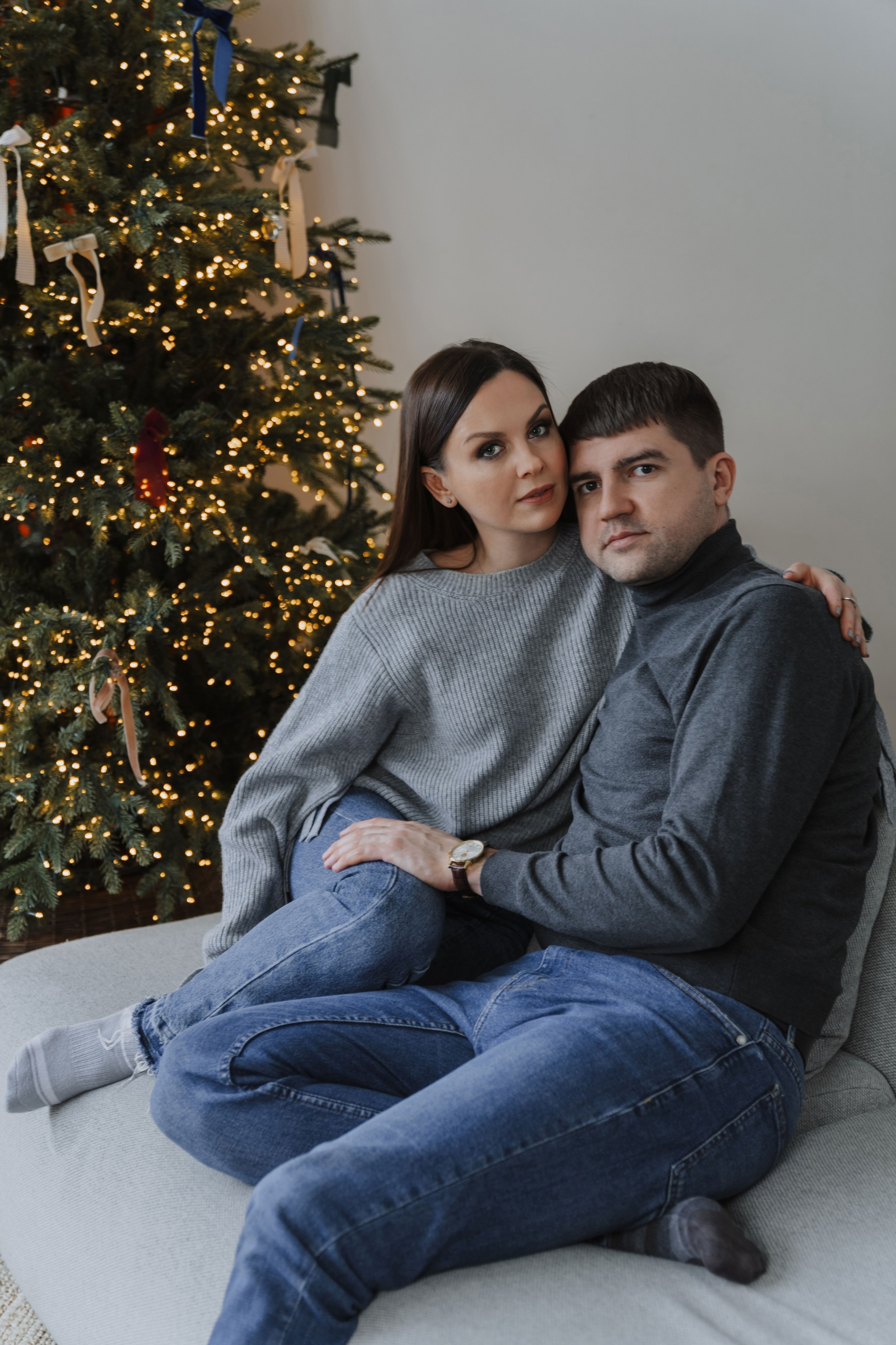 Michail, Ekaterina and Masha. Christmas. Minsk. Olga Modjaro