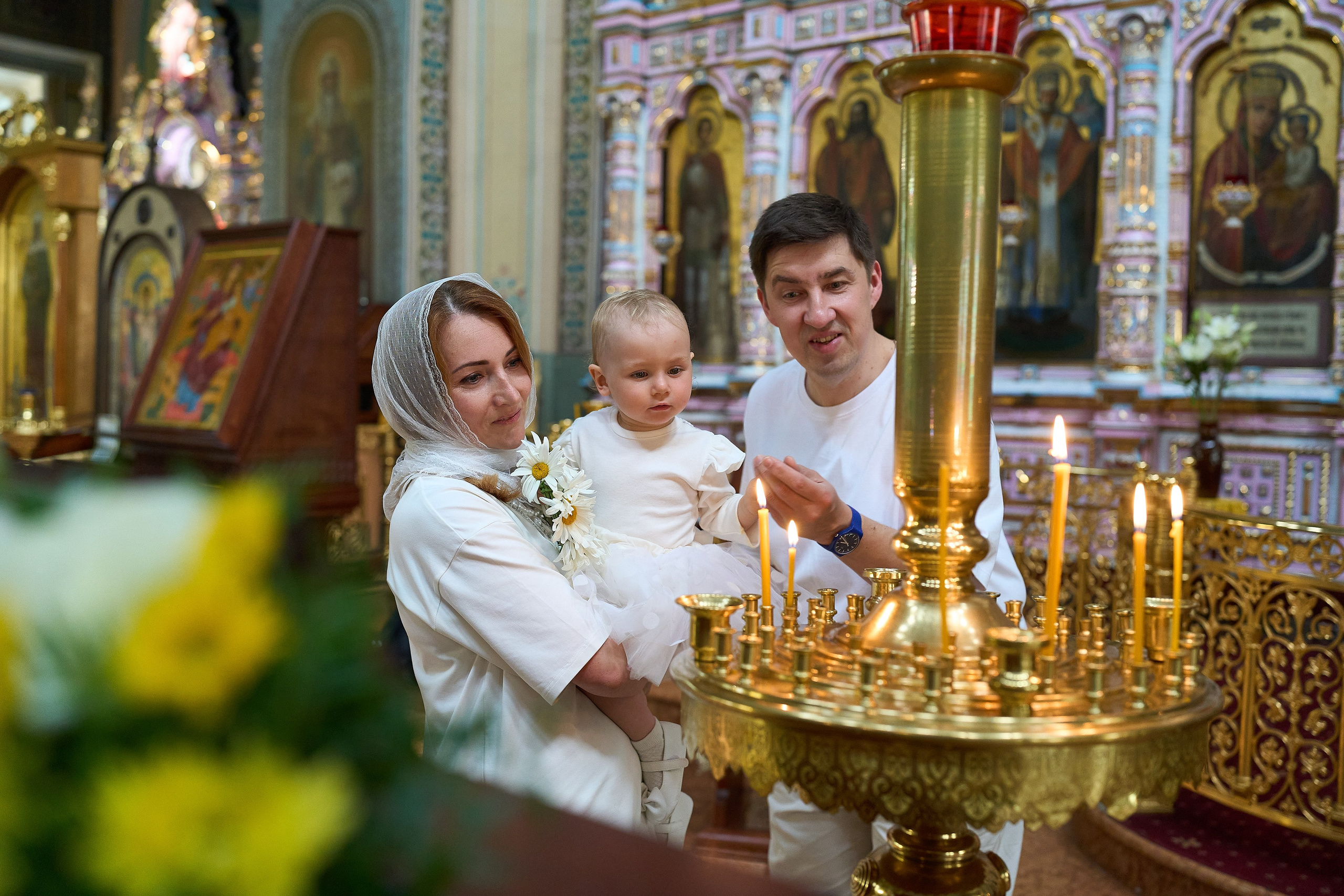 Крещение в церкви Преображения Господня
