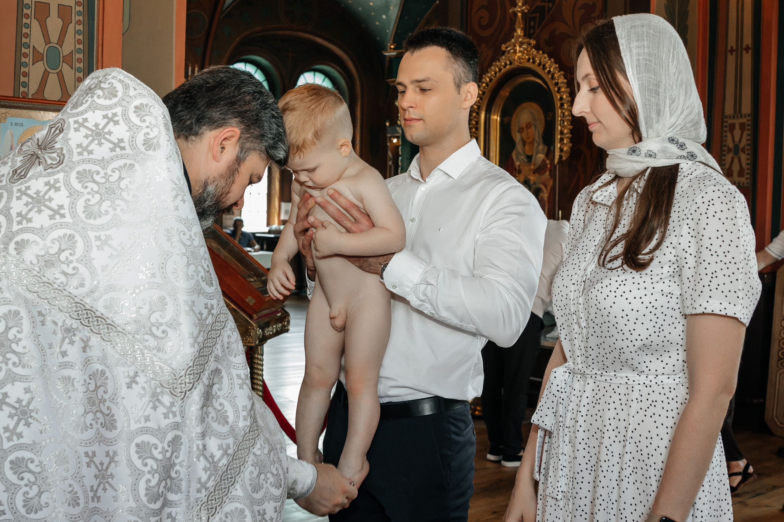 Крещение София и Сережа. Фотограф Краснодар