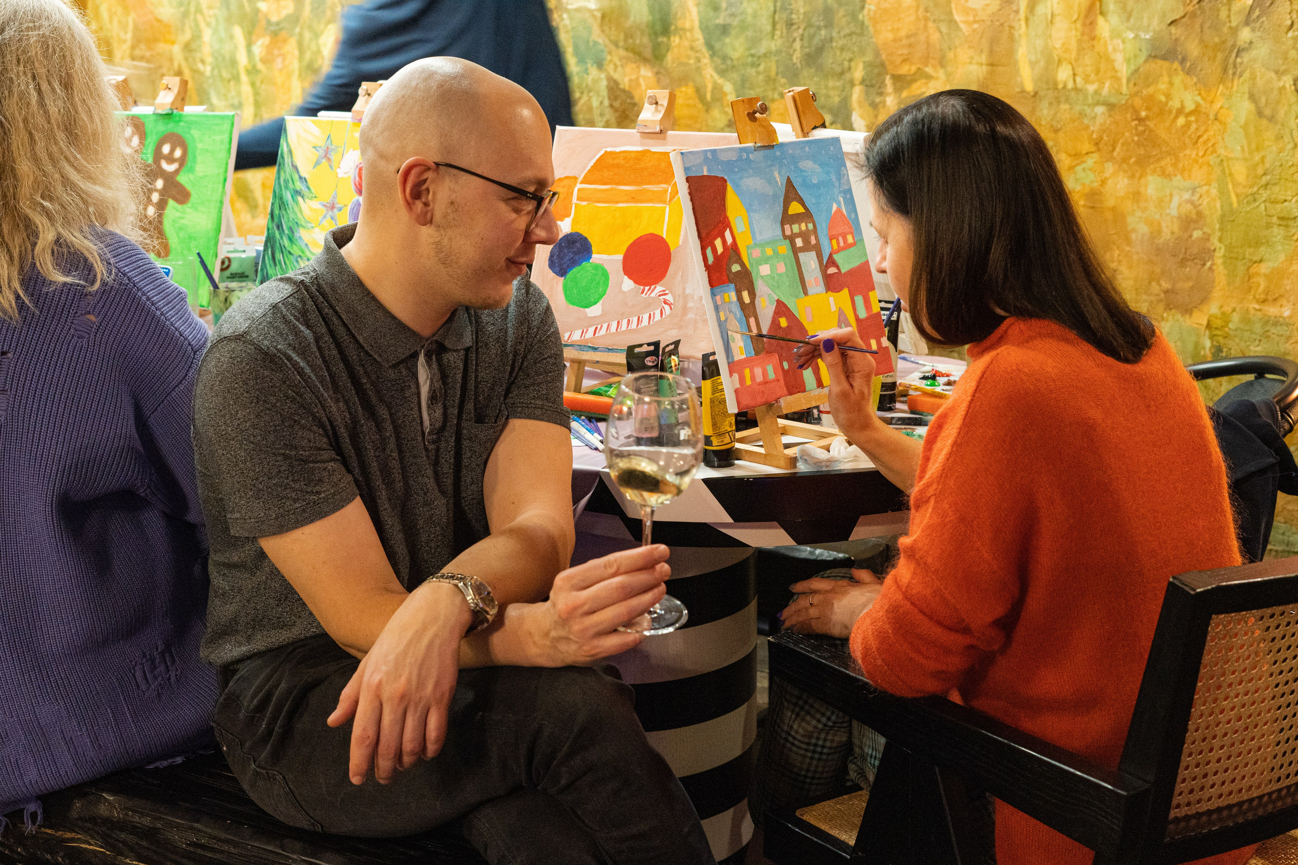 Корпоратив Teach Me Art 2. Портретный фотограф в Москве и Санкт-Петербурге Арина Чех