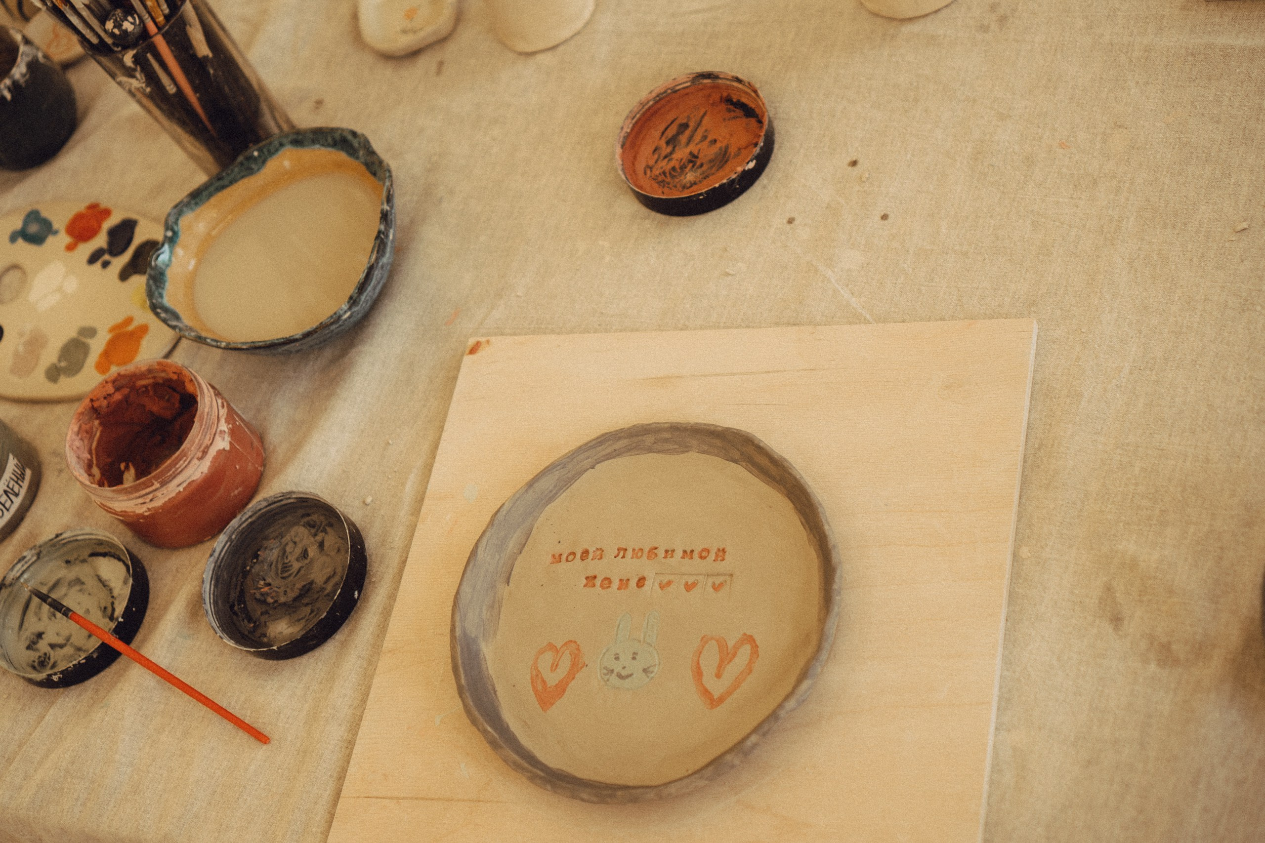 Любовь в студии лепки. Профессиональный фотограф, Санкт-Петербург — Виктория Богомолова