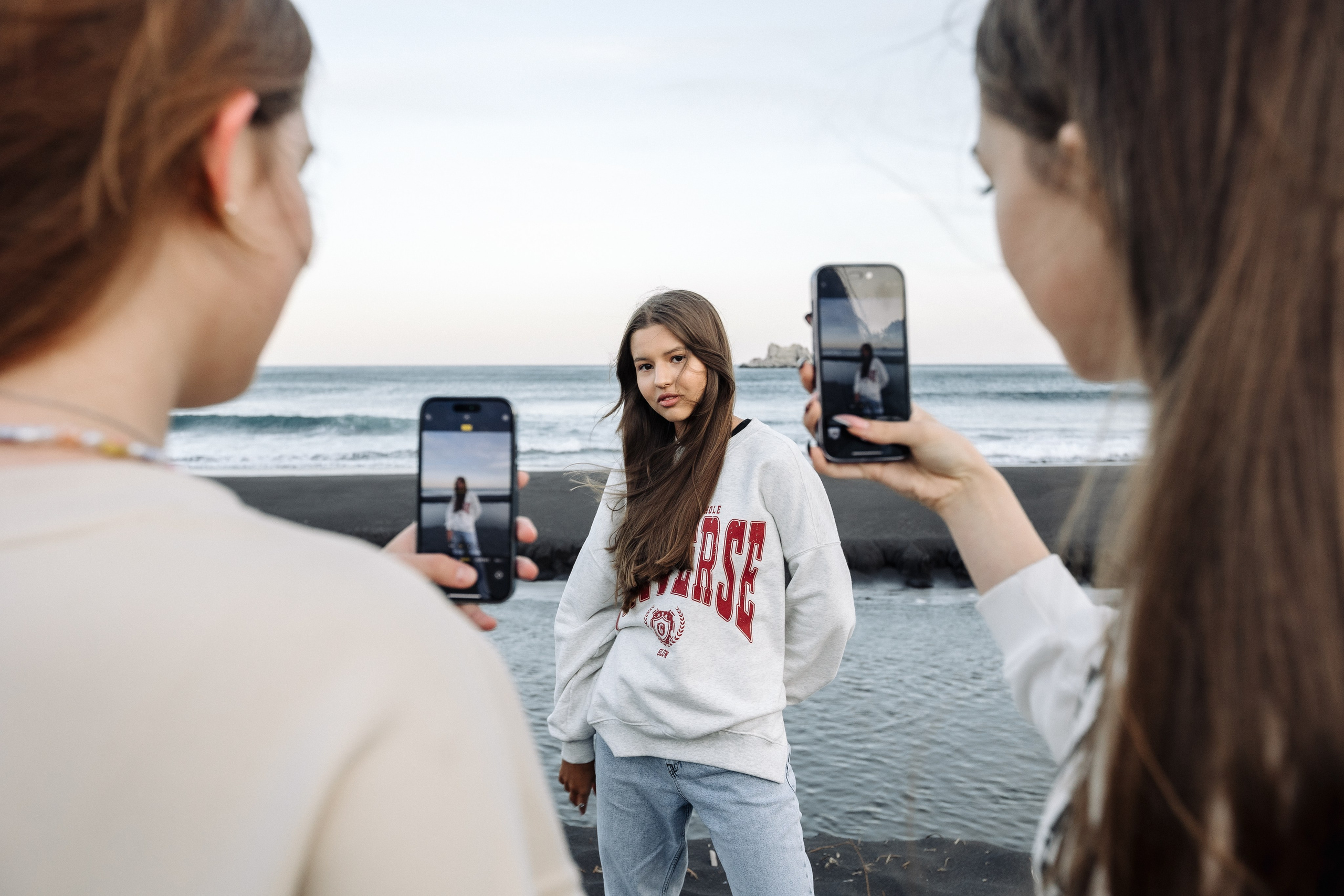 Школьная фотосессия на океане