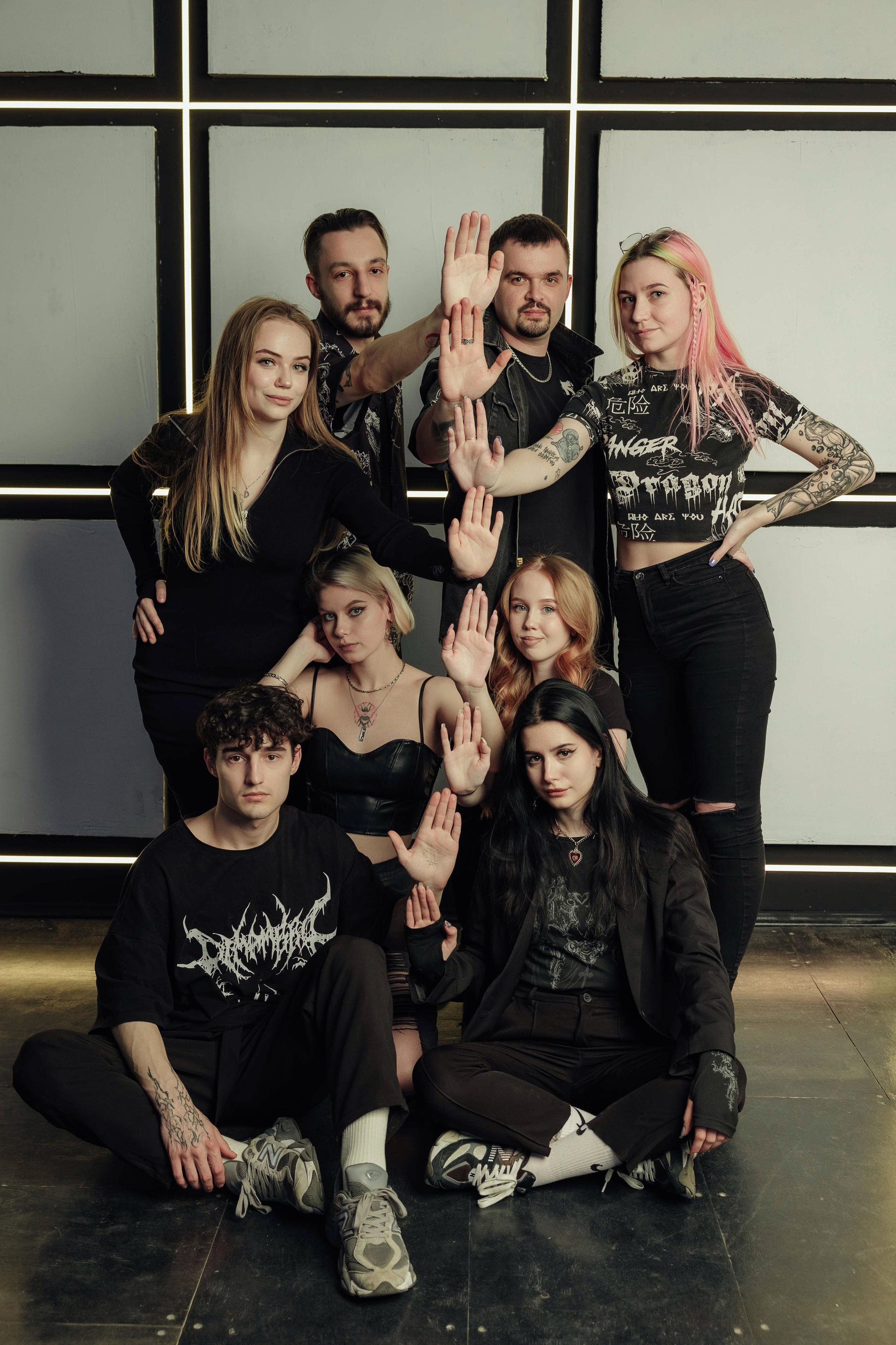 Коллективная фотосессия для мастеров тату-салона «Бить-Колотить». Алексей Шаров — свадебный и репортажный фотограф в Нижнем Новгороде