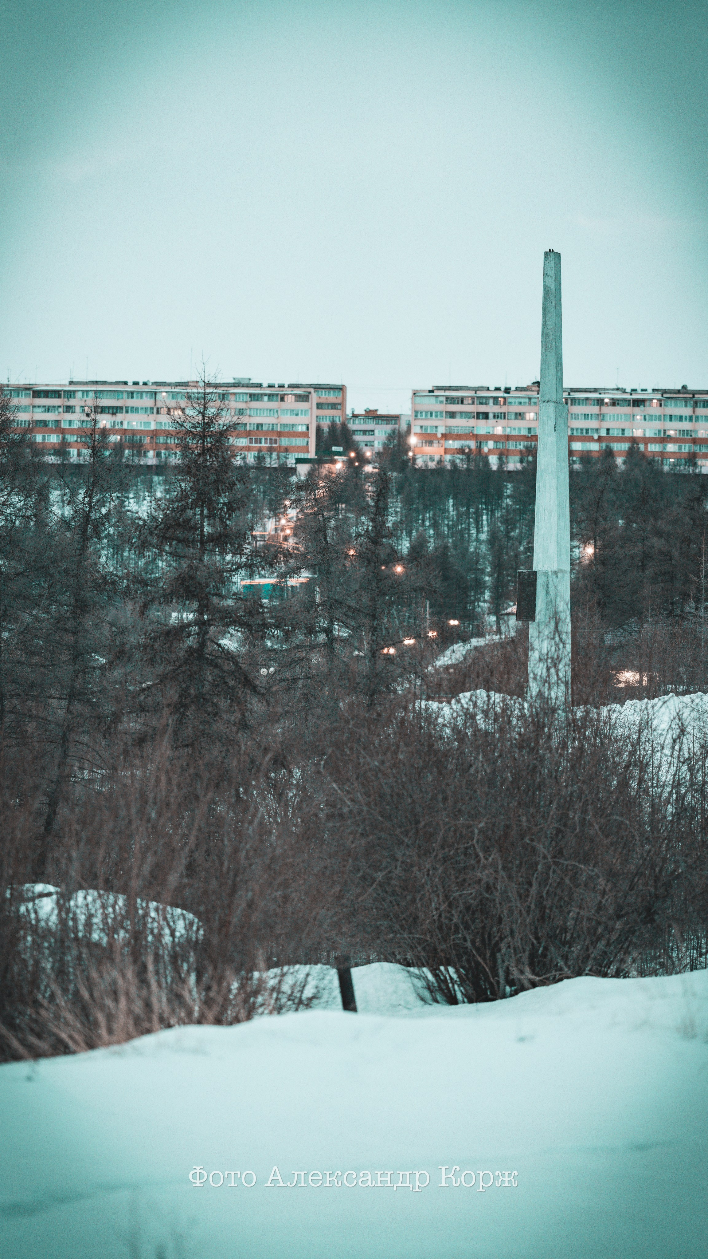 Вечерний Айхал, Фотографии Айхала. Фотографии и видеосъемка, Айхал, Удачный, Якутия. фотограф в Айхале