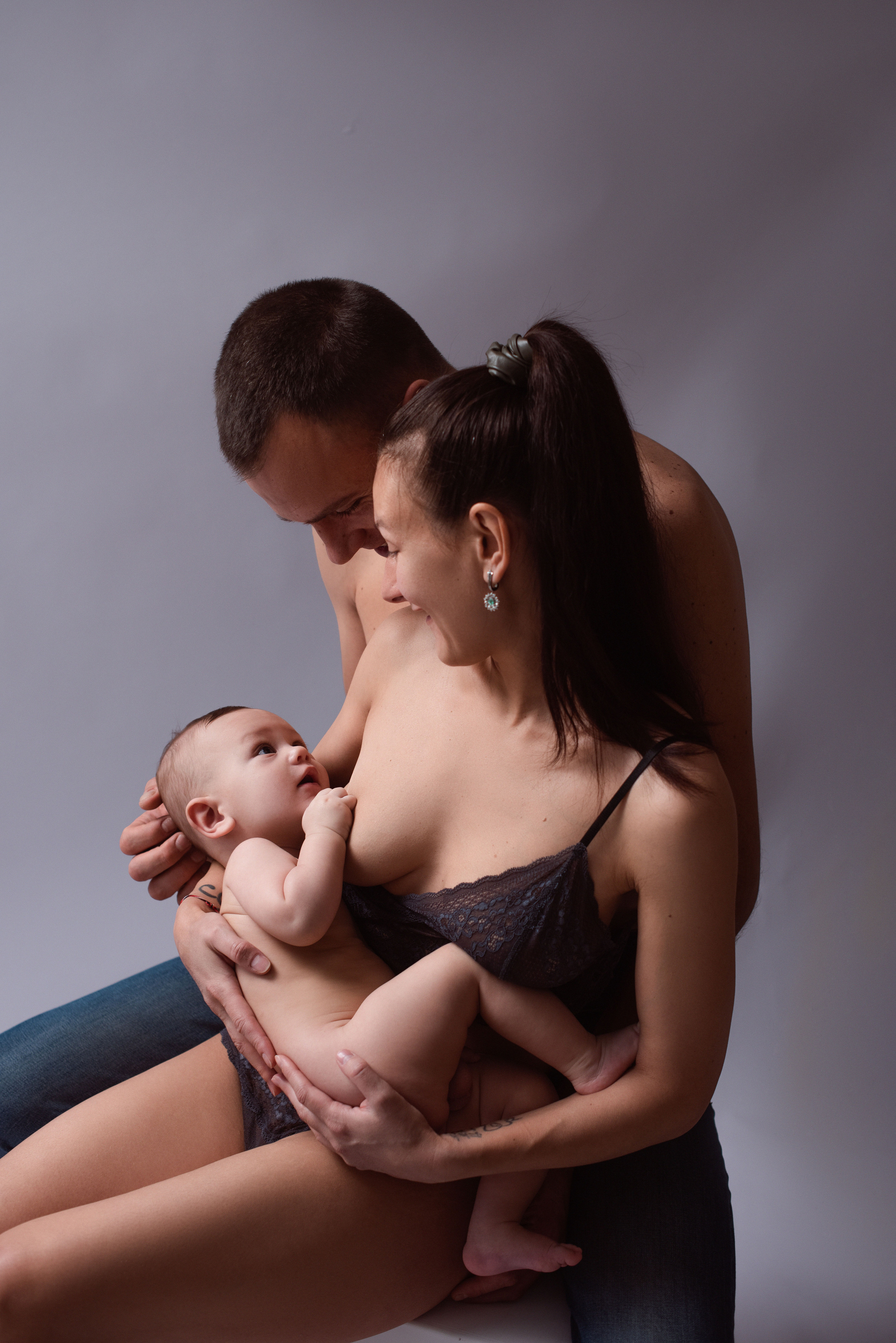 Единение (Малыш и Мама). Фотограф Новорожденных во Владивостоке Ольга Галаницкая