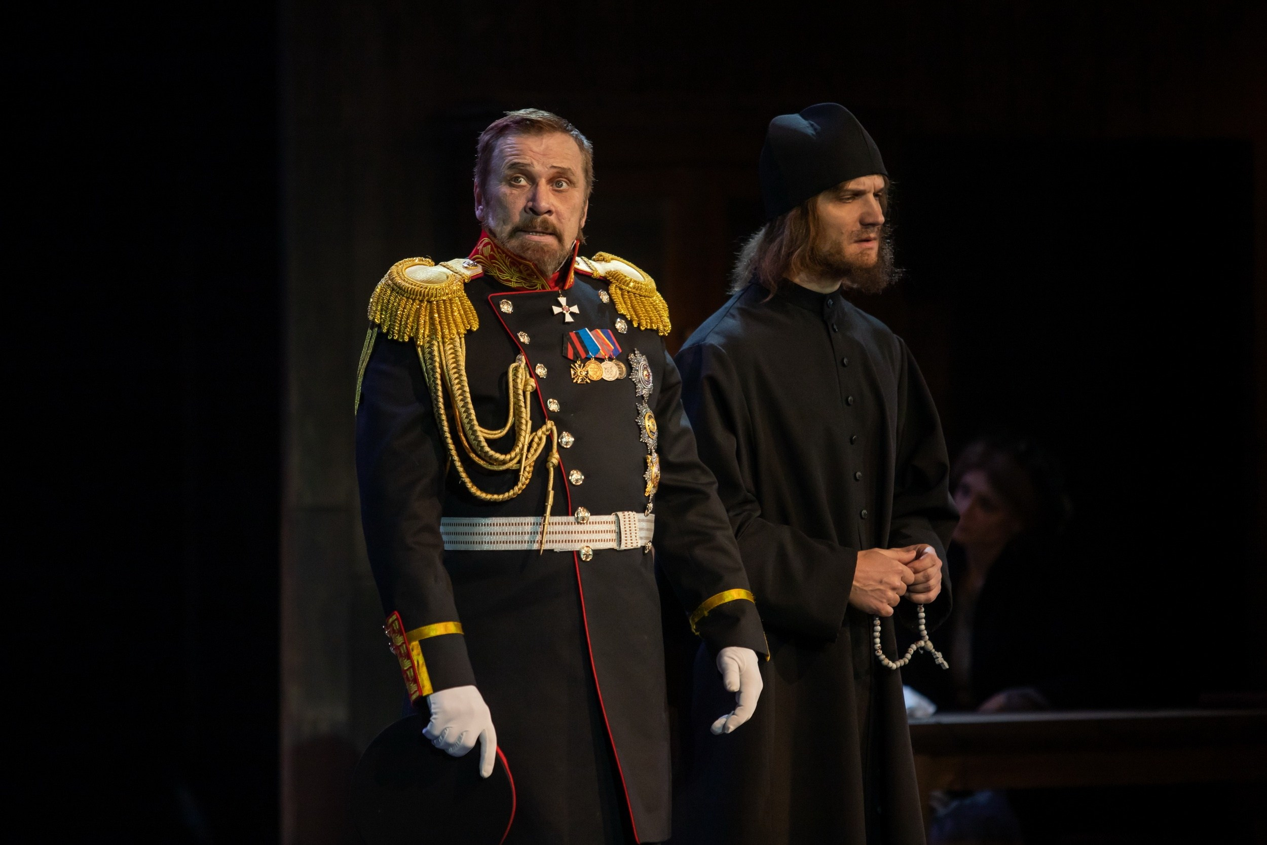 «Отец Сергий» в Тульском академическом театре драмы (16 ноября 2023). Репортажный фотограф Алексей Пирязев