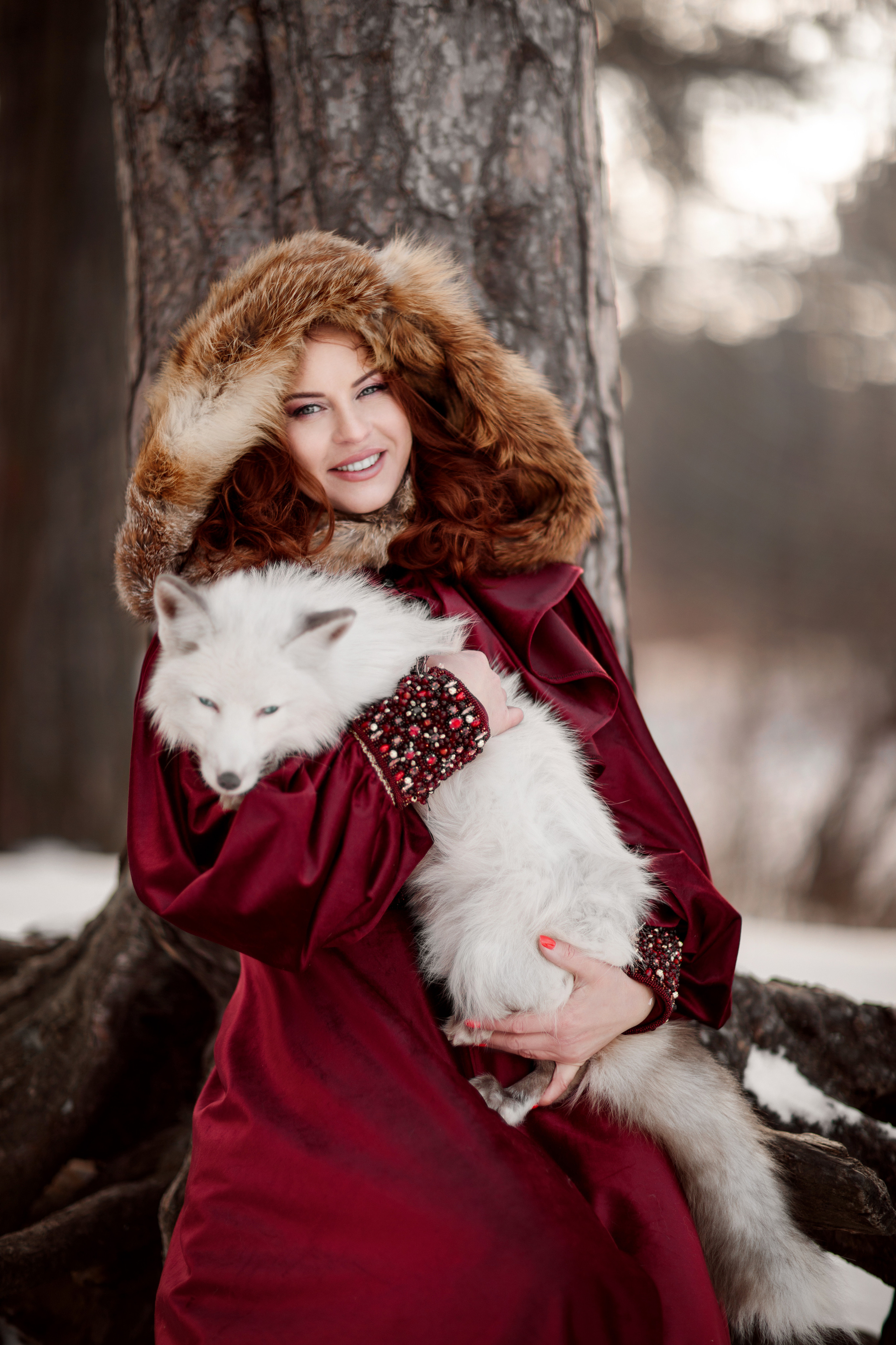 Фотопроект с лисой. Фотограф Москва | Екатерина Кронштадтская | fotoch_ka