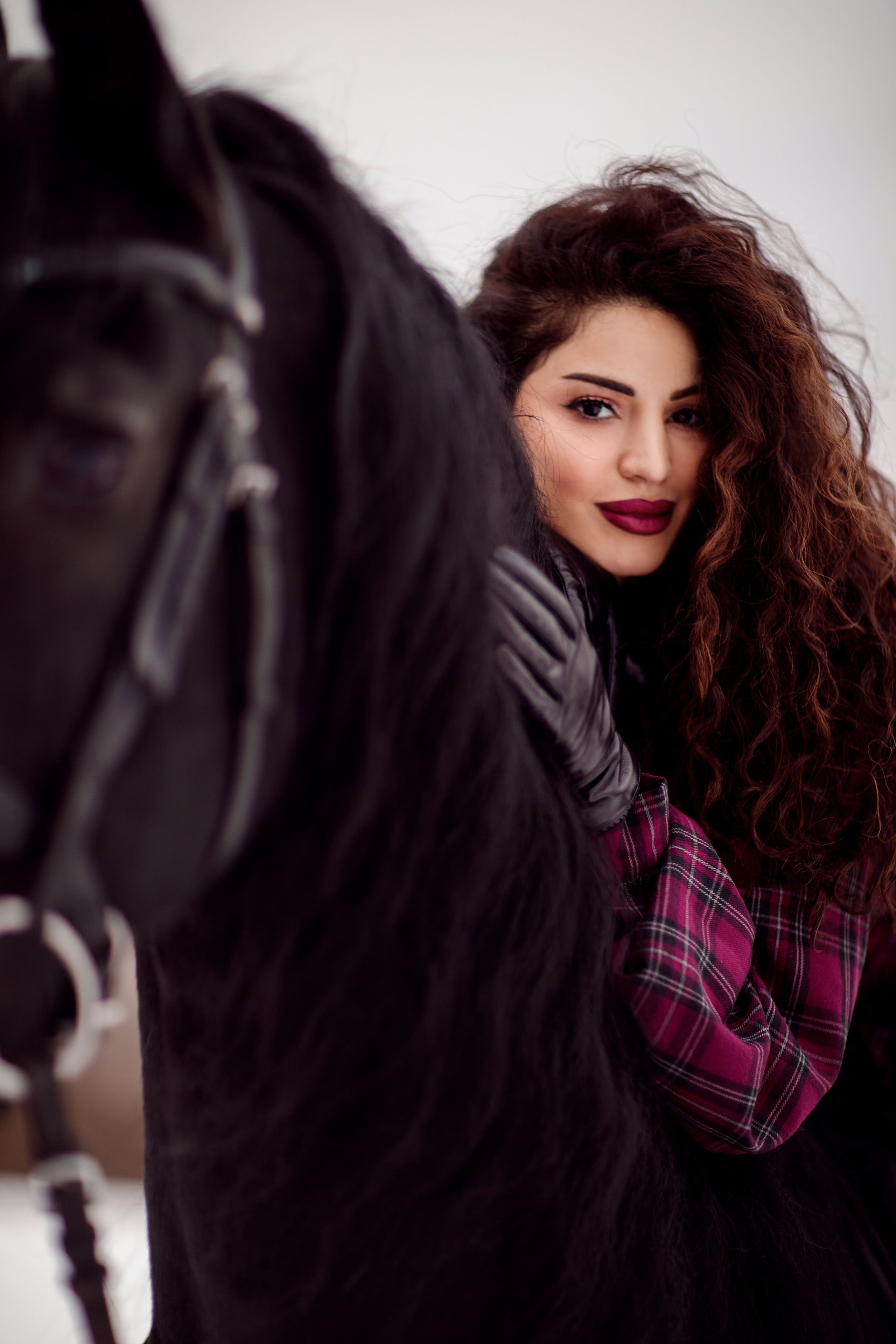 Зимний проект с конём 2022. Фотограф Москва | Екатерина Кронштадтская | fotoch_ka