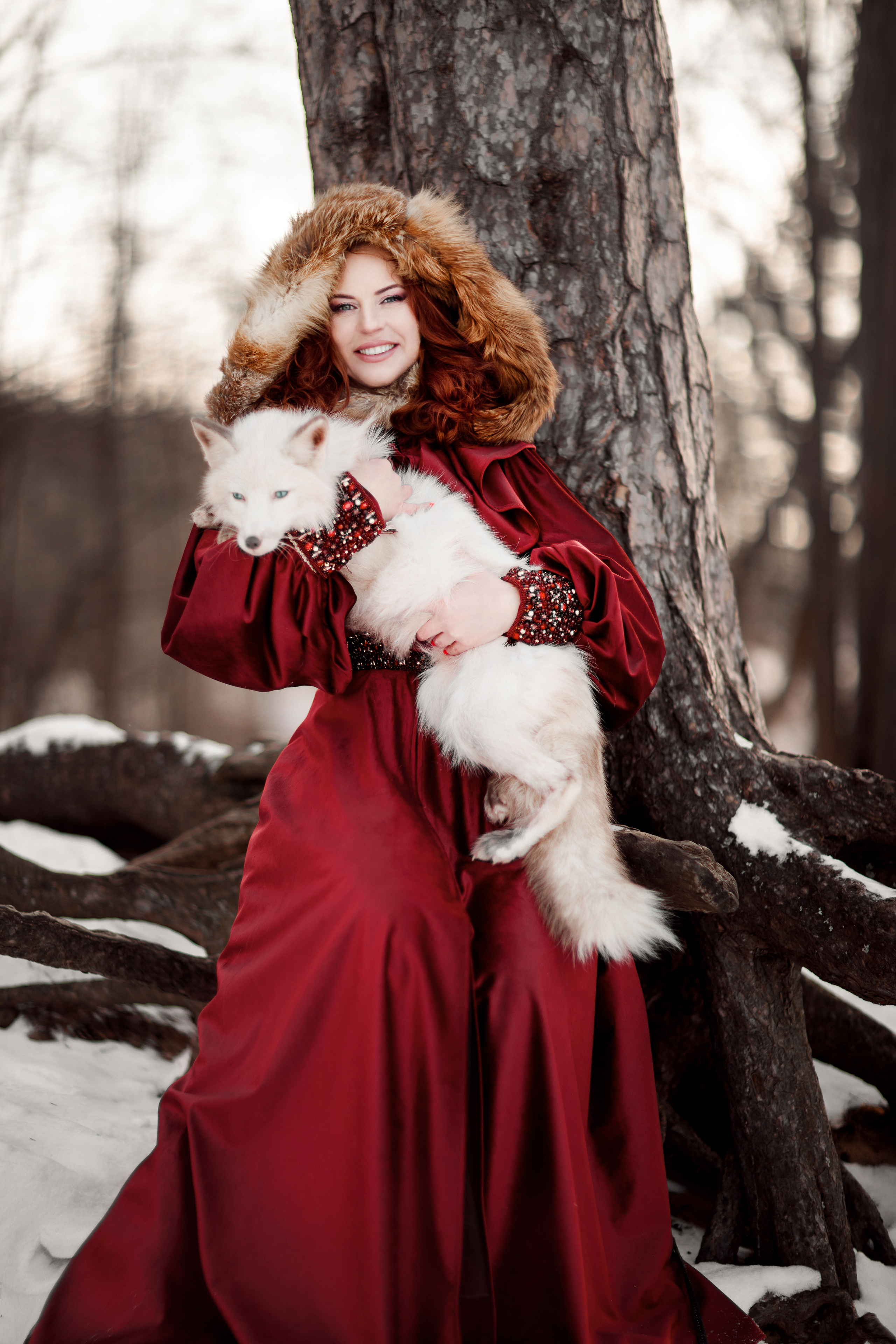 Фотопроект с лисой. Фотограф Москва | Екатерина Кронштадтская | fotoch_ka