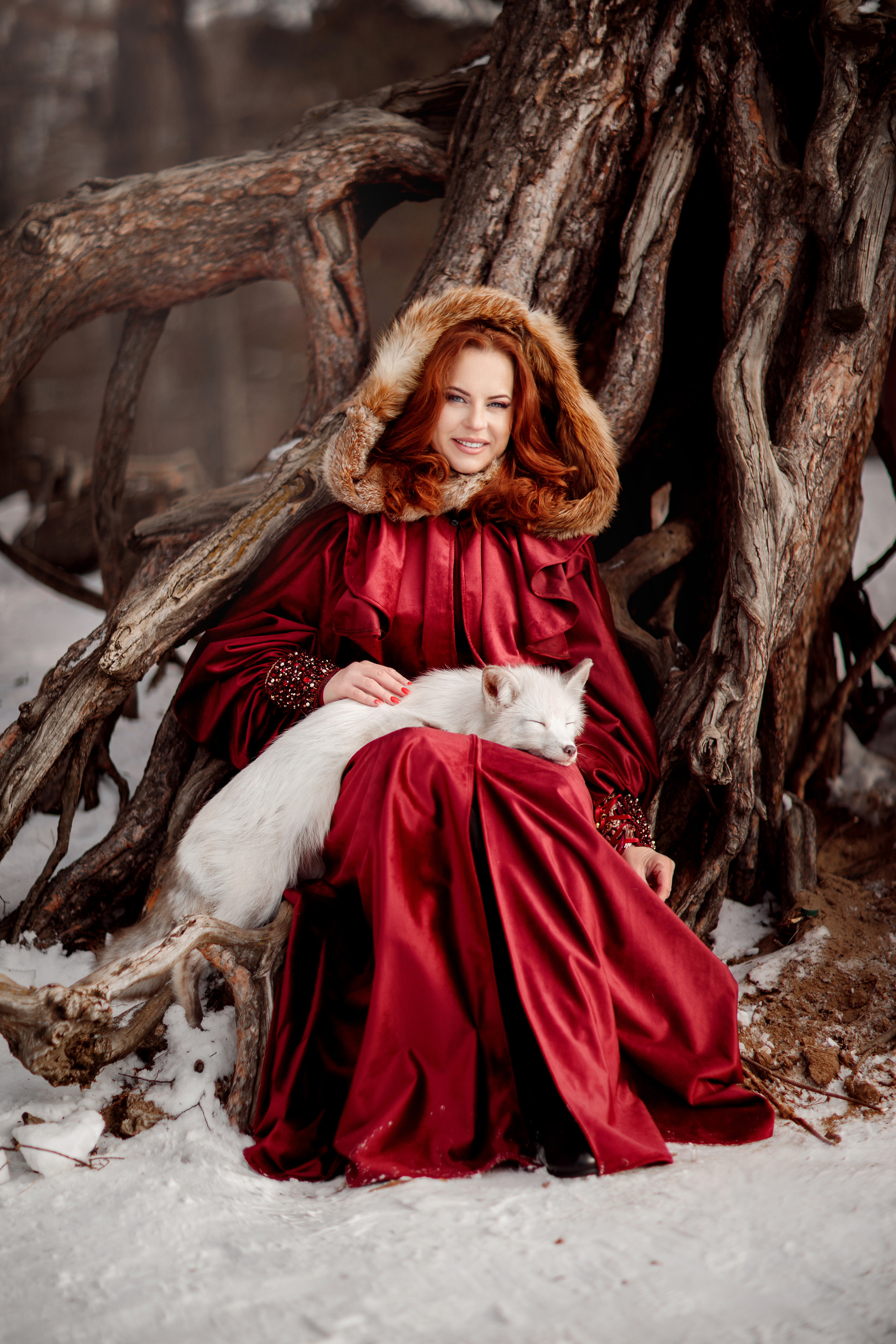 Фотопроект с лисой. Фотограф Москва | Екатерина Кронштадтская | fotoch_ka